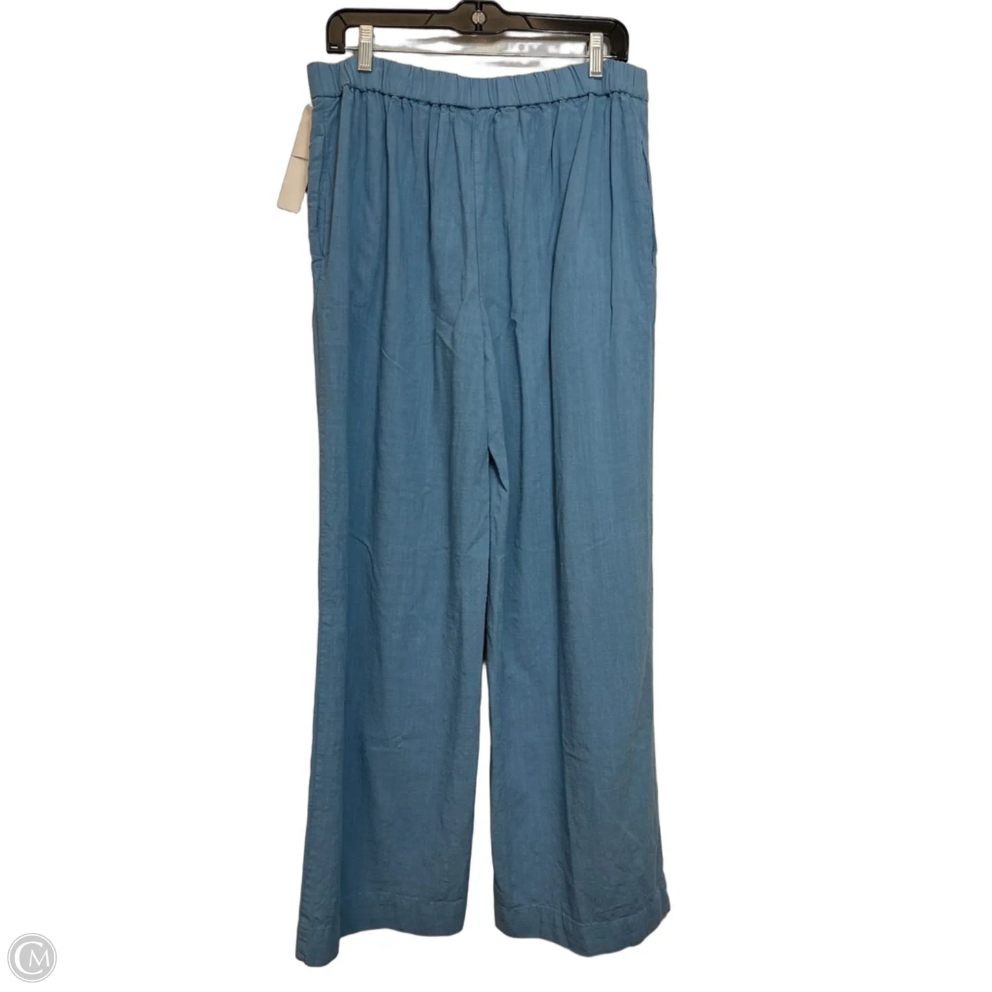 Pants Linen By Good Luck Gem In Blue, Size: Xl