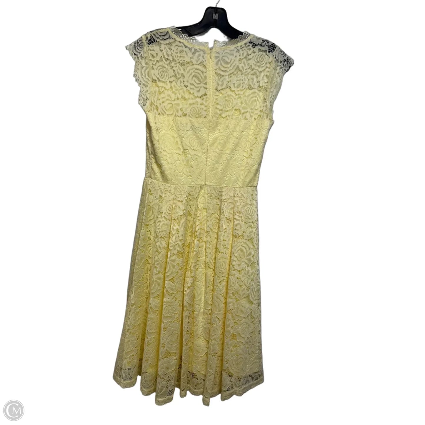 Dress Casual Midi By Clothes Mentor In Yellow, Size: S