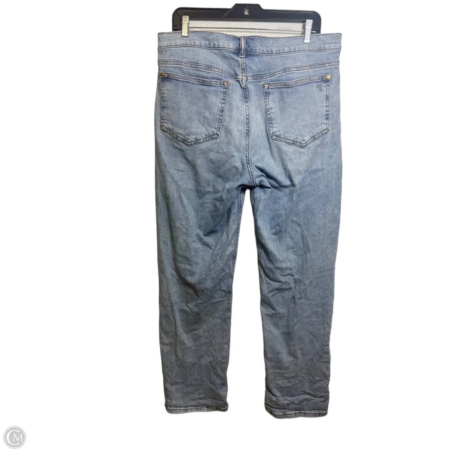 Jeans Straight By Pilcro In Blue Denim, Size: 10