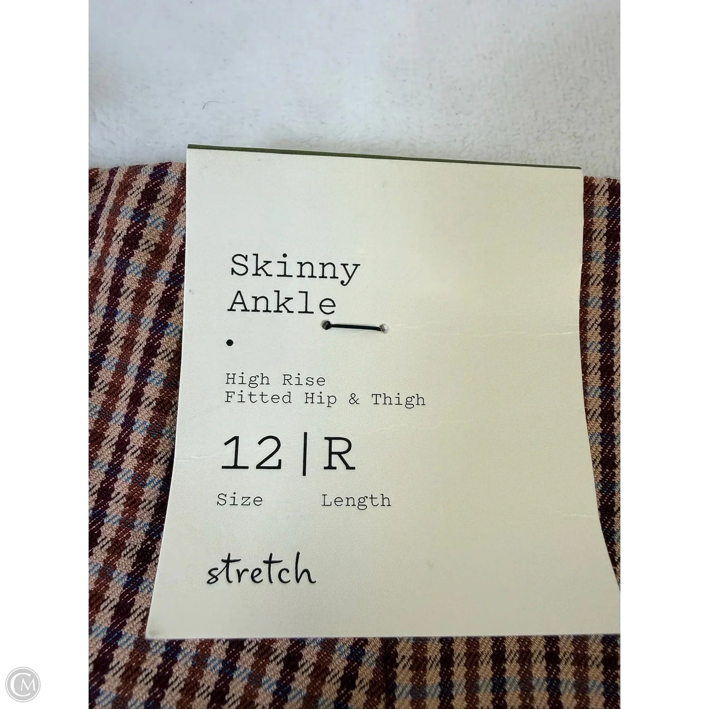 Pants Leggings By A New Day In Brown & Red, Size: 12