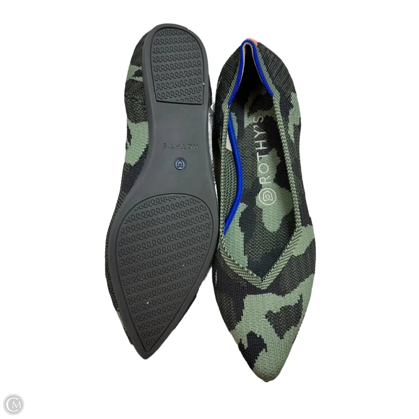 Shoes Flats By Rothys In Camouflage Print, Size: 9