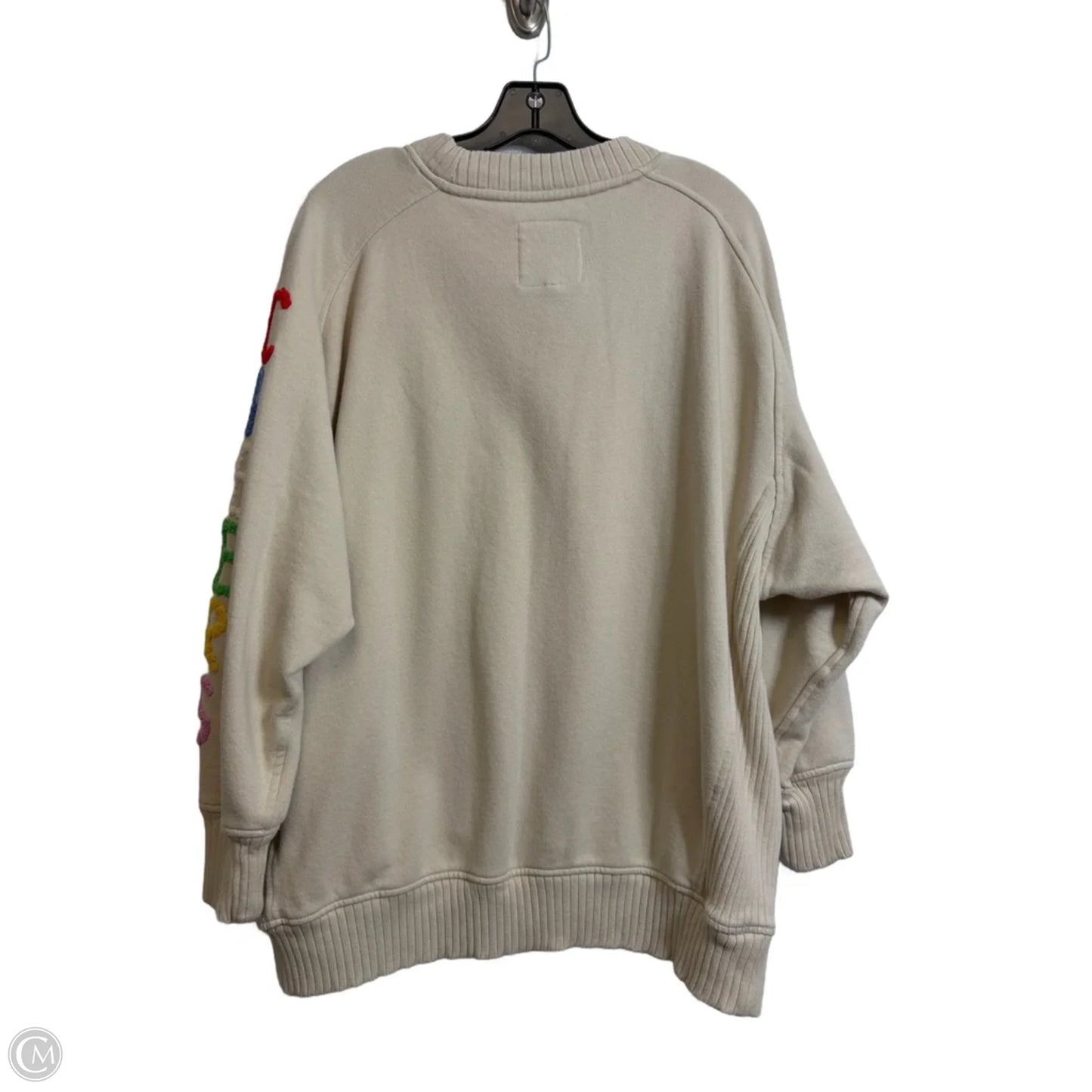 Cheers Sweatshirt Crewneck By Aerie In Cream, Size: M
