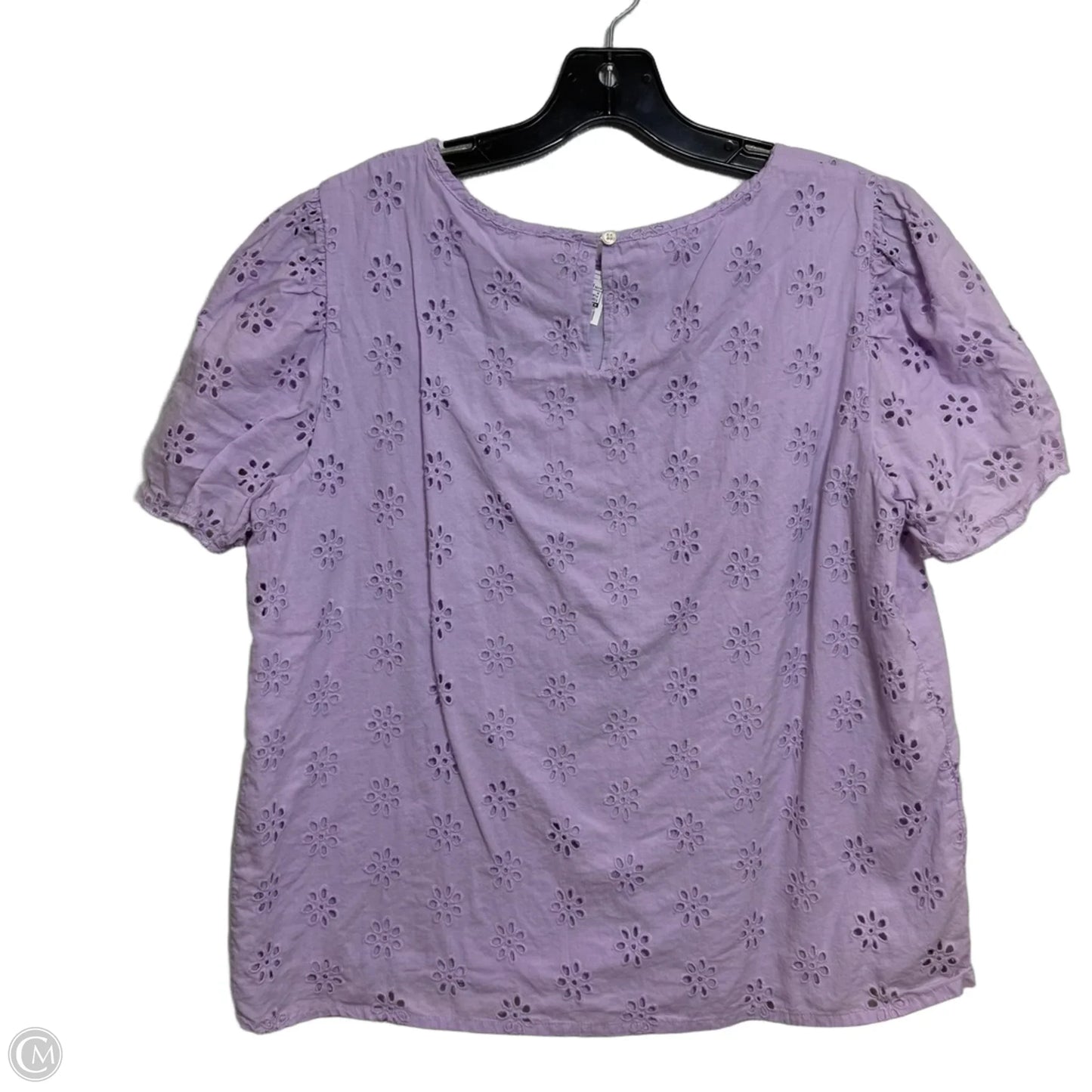 Top Short Sleeve By J. Crew In Purple, Size: M