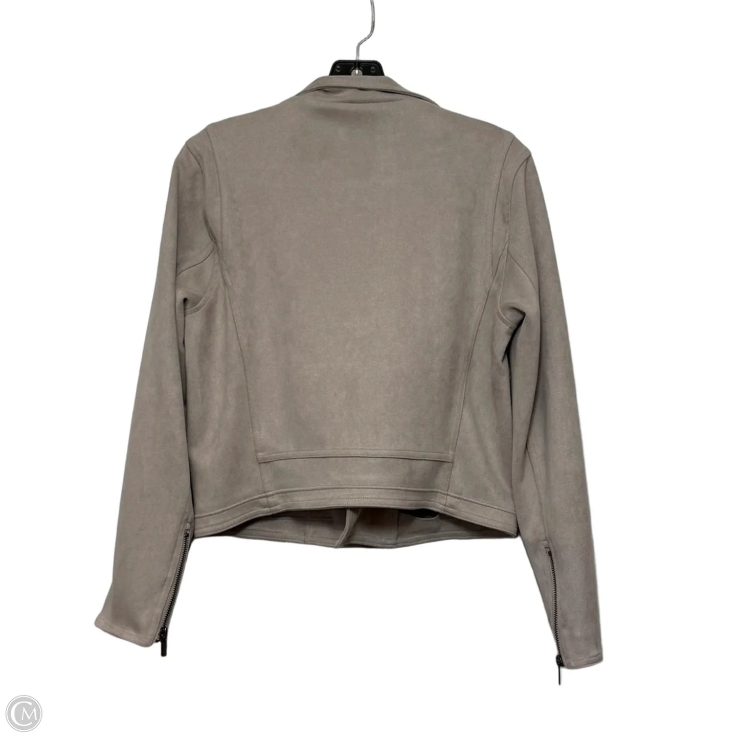 Jacket Leather By Shinestar In Beige, Size: L