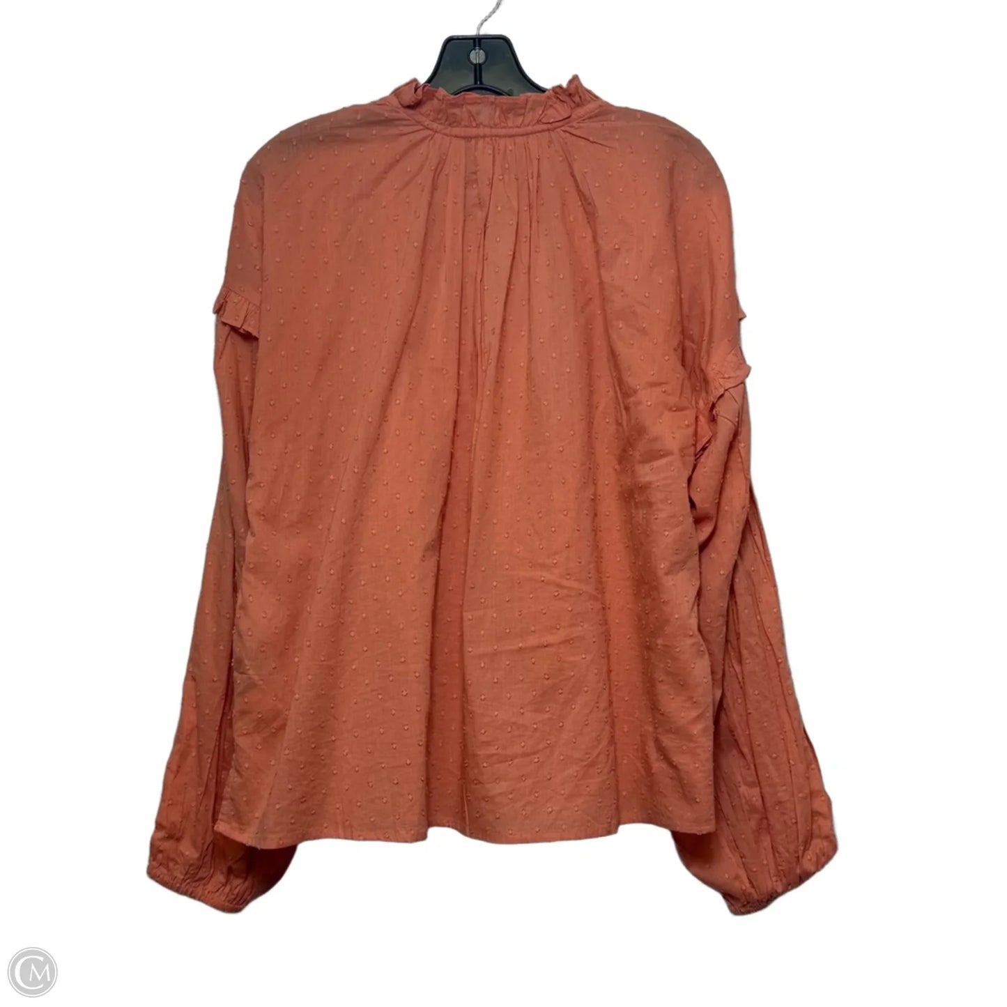 Top Long Sleeve By Cleobella In Orange, Size: M