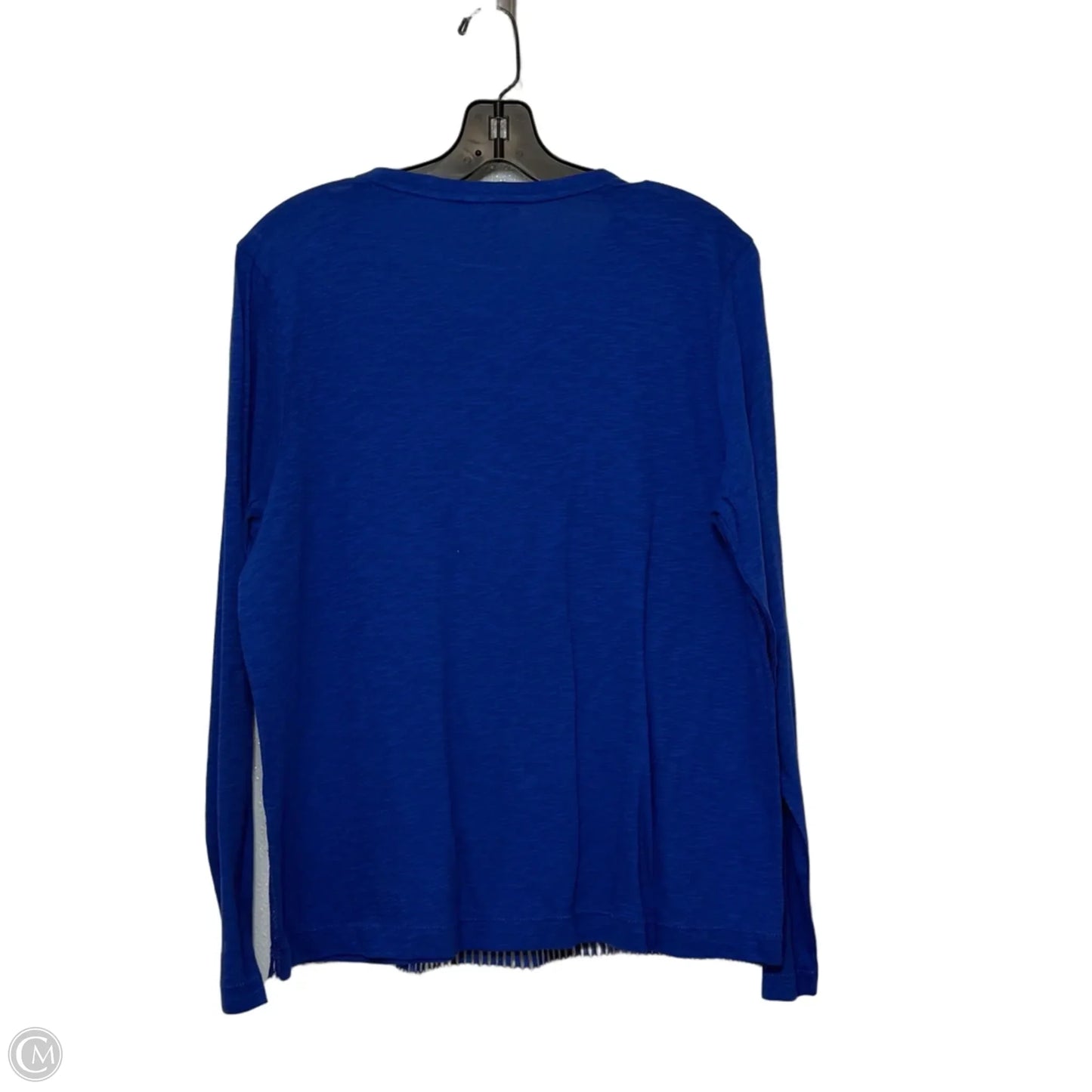 Top Long Sleeve By J. Crew In Blue, Size: Xl