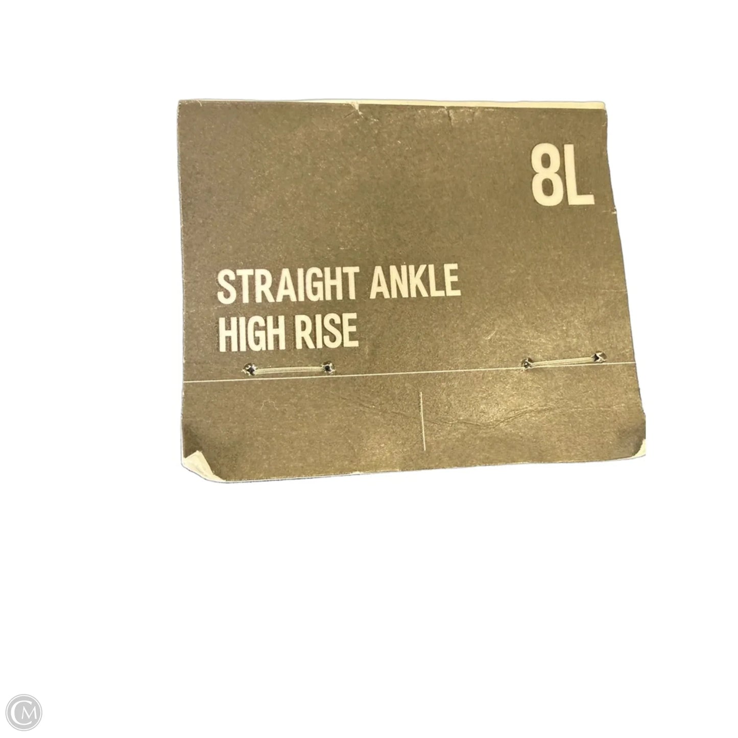 Jeans Straight By Express In Blue Denim, Size: 8l