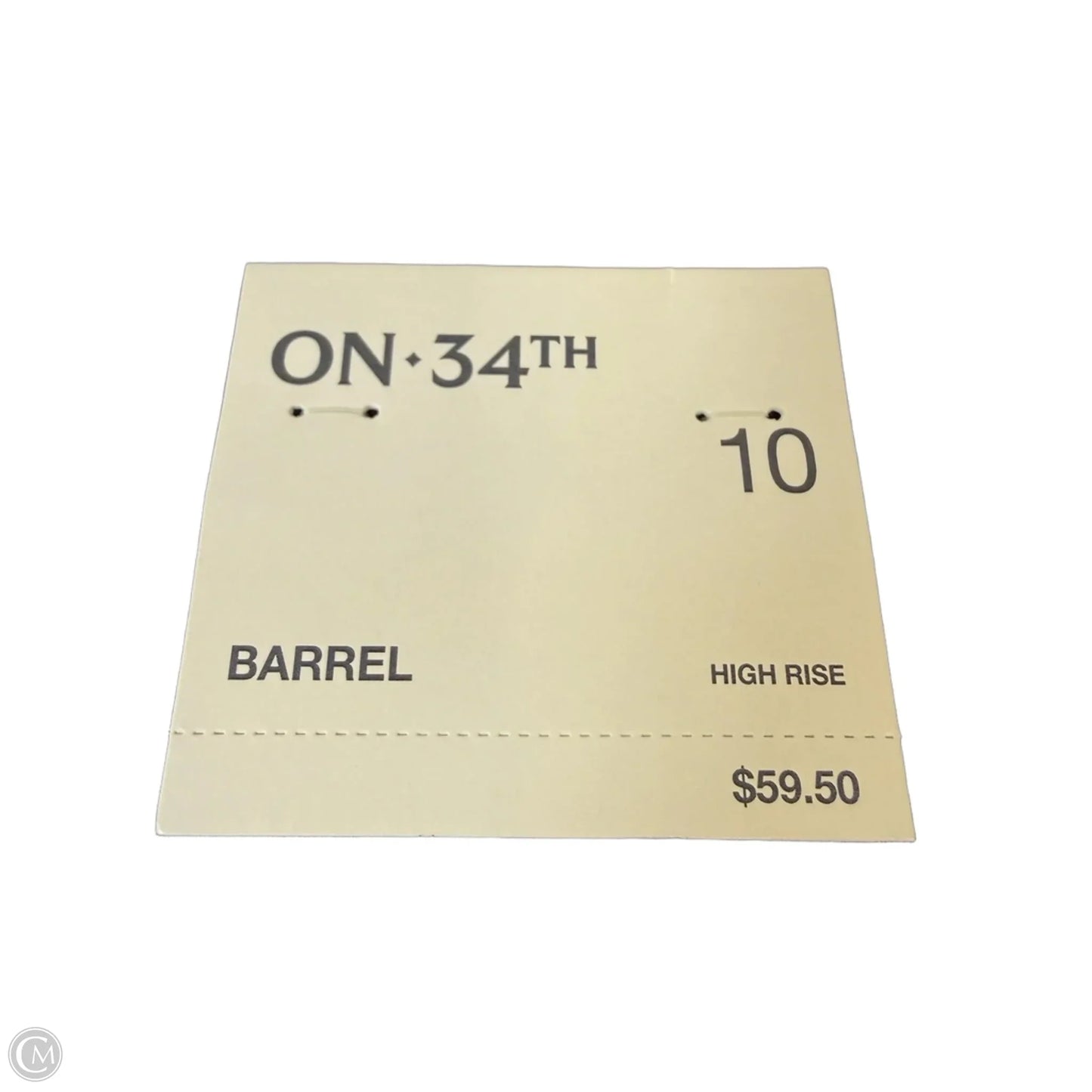 Barrel Jeans Wide Leg By On 34th In Blue Denim, Size: 10
