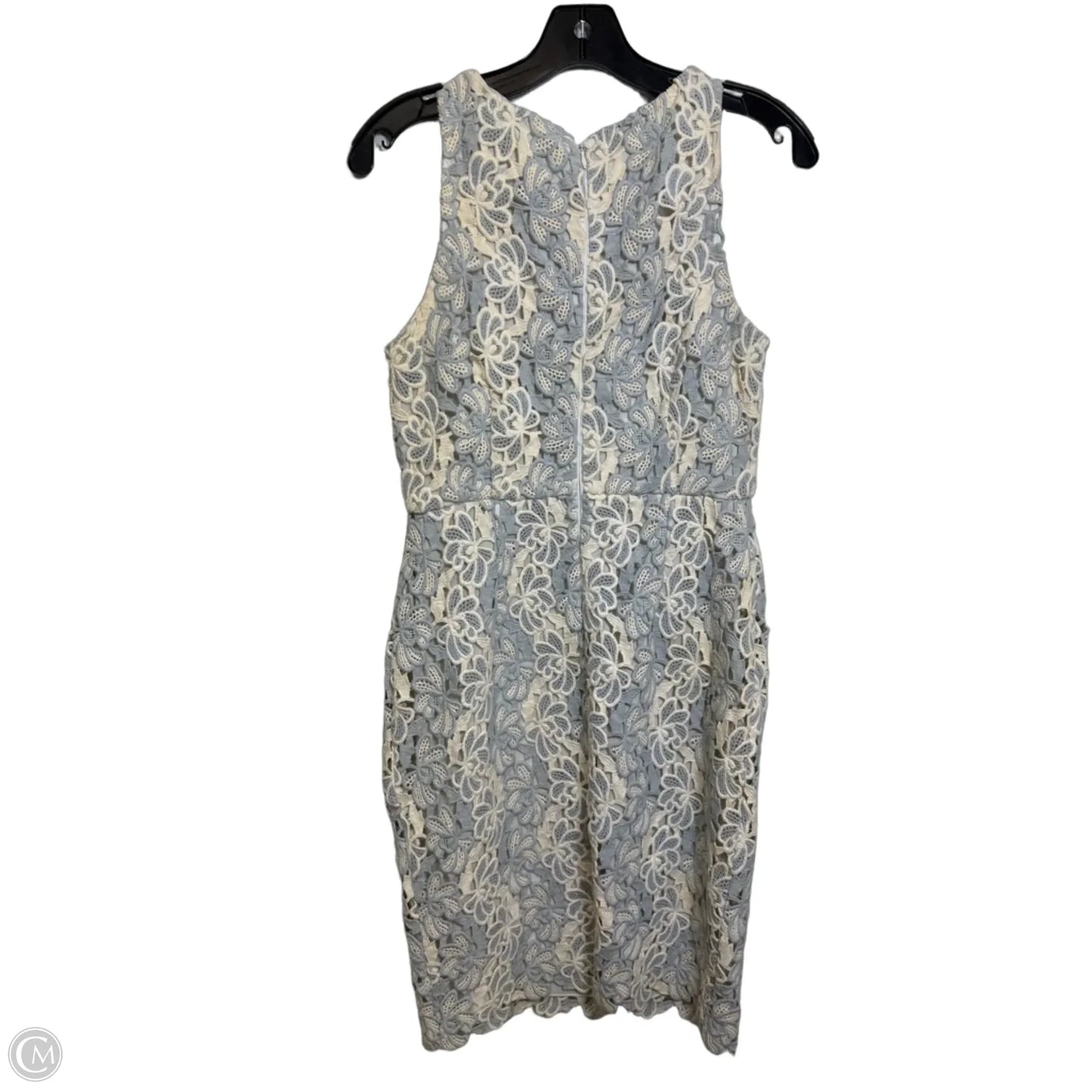 Dress Casual Midi By Clothes Mentor In Blue & White, Size: 6