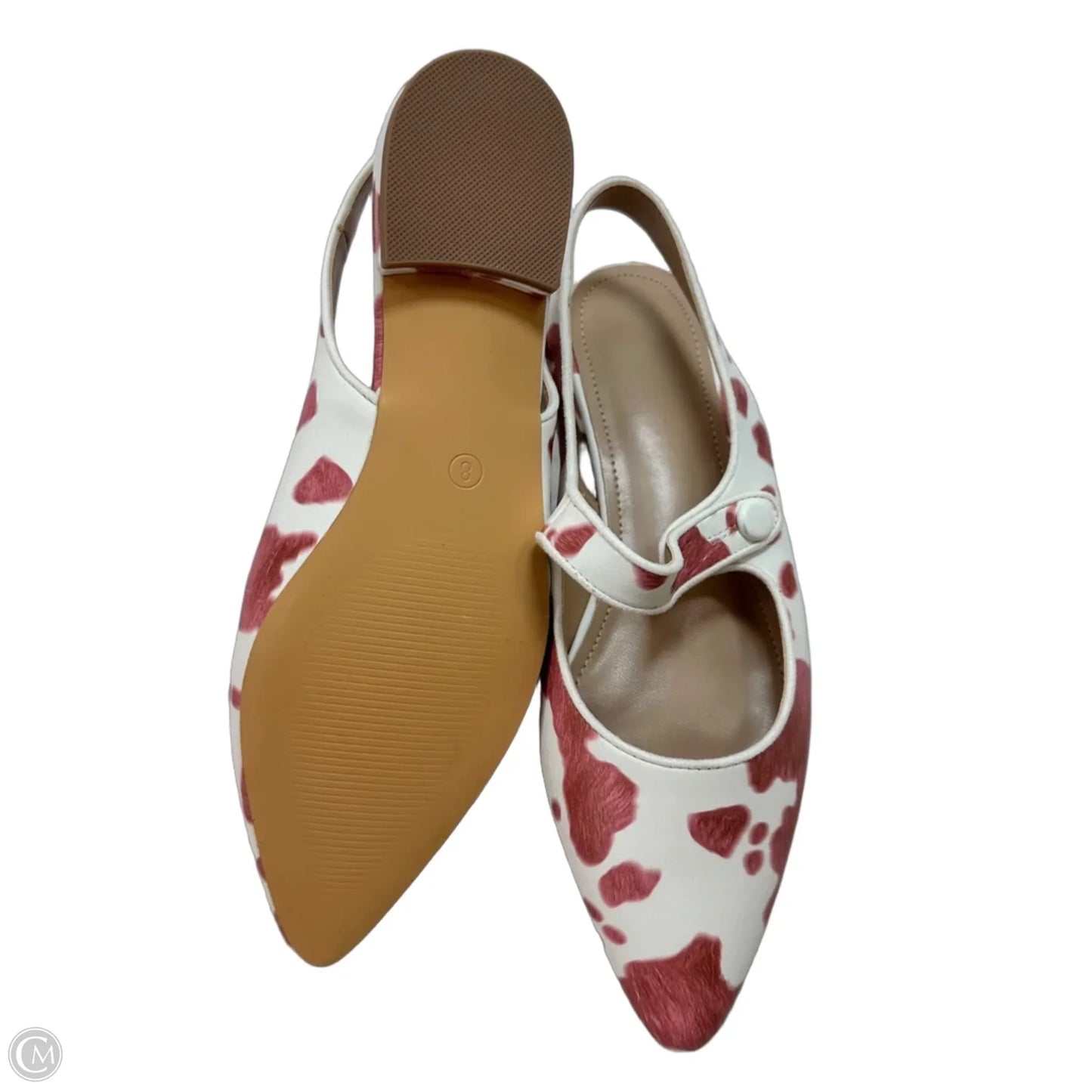 Shoes Flats By Clothes Mentor In Pink, Size: 8