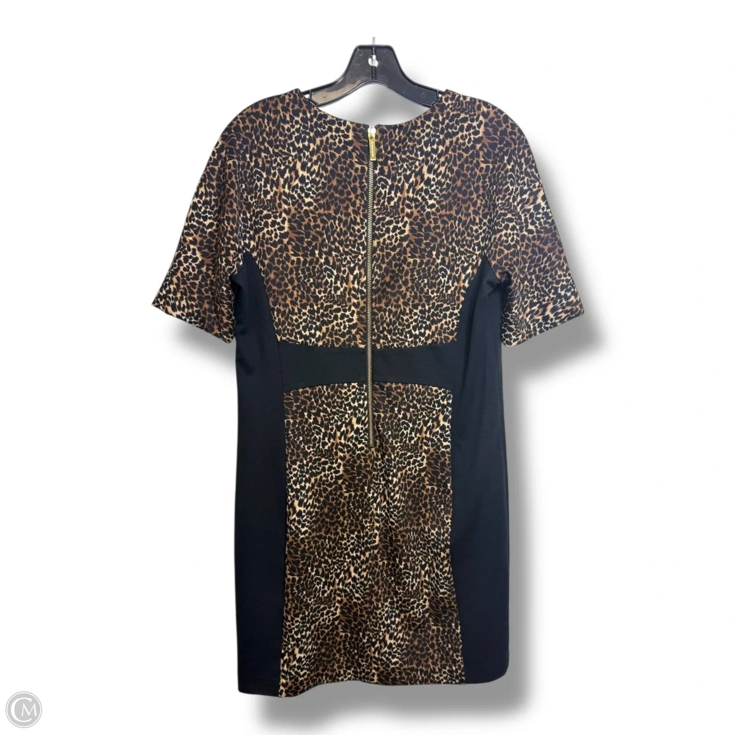 Dress Designer By Michael Kors In Animal Print, Size: 12