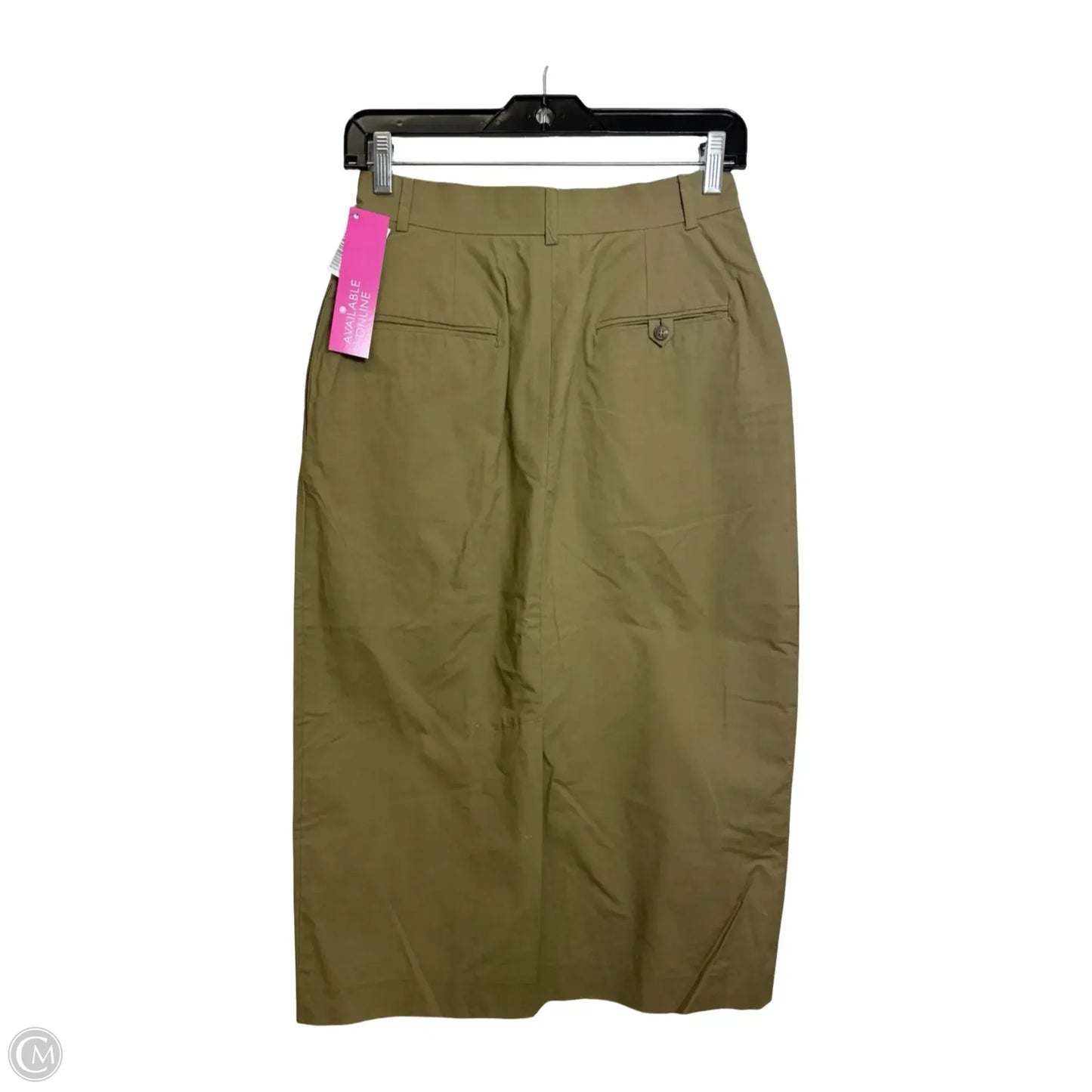 Skirt Midi By Polo Ralph Lauren In Tan, Size: 6