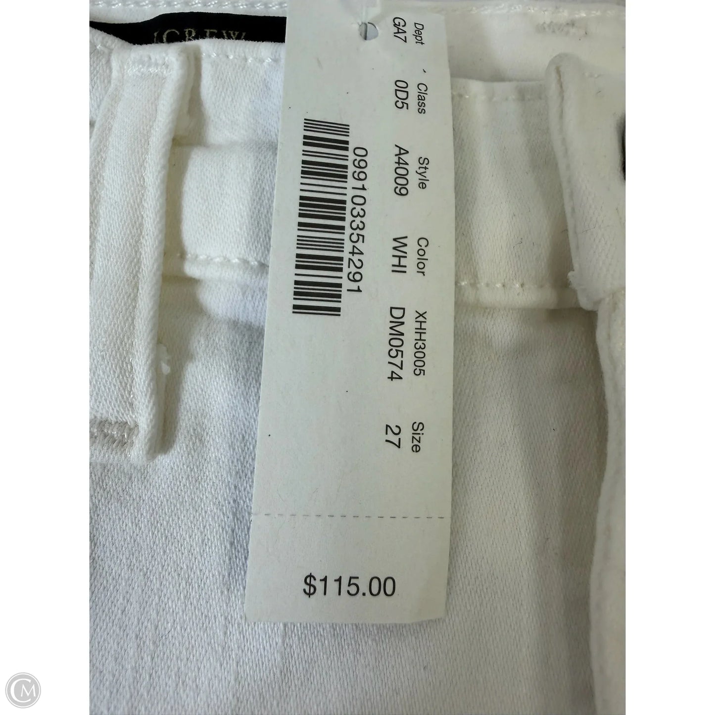 Jeans Cropped By J. Crew In White, Size: 4