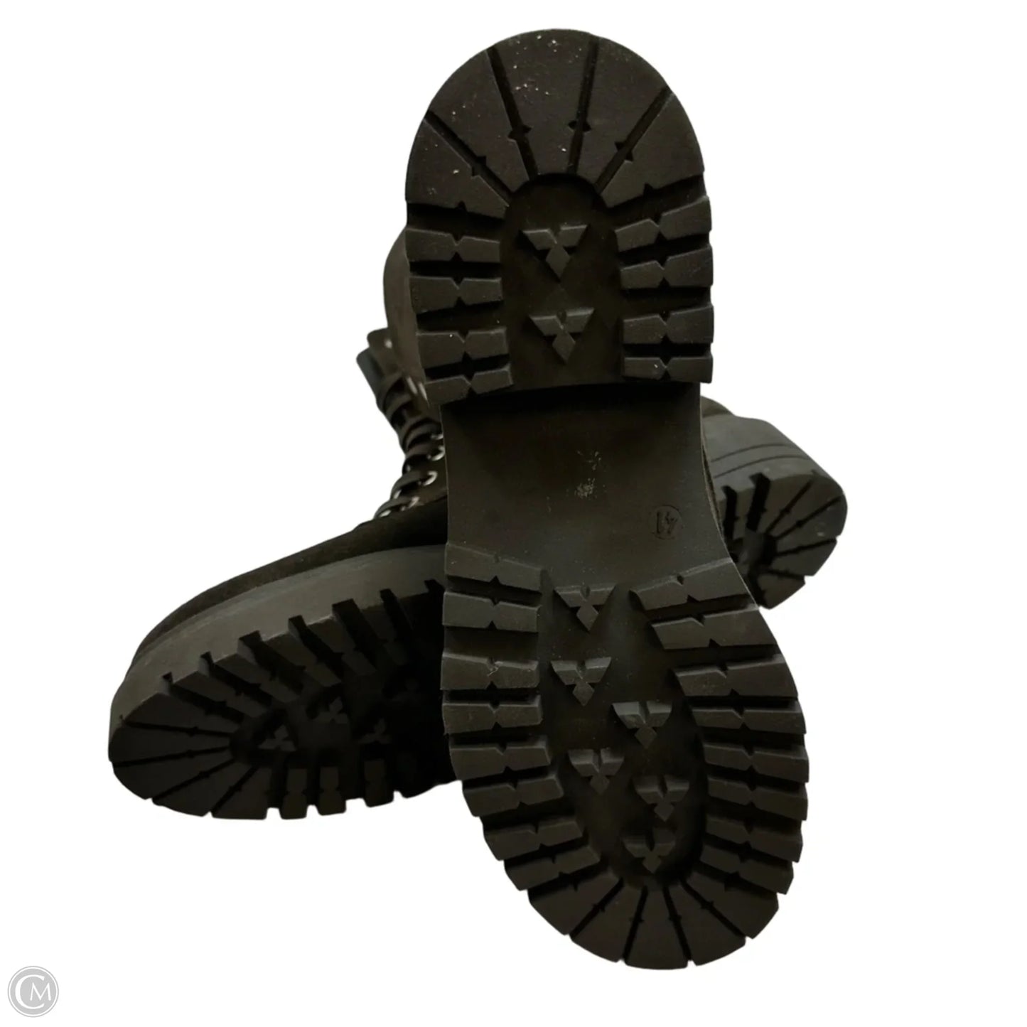 Boots Combat By Helene Rouge In Brown, Size: 10