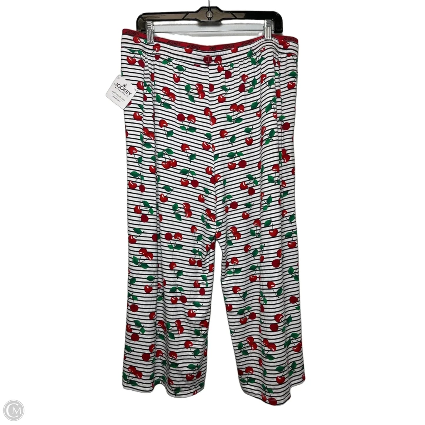 Pants Lounge By Jockey In Red & White, Size: Xl