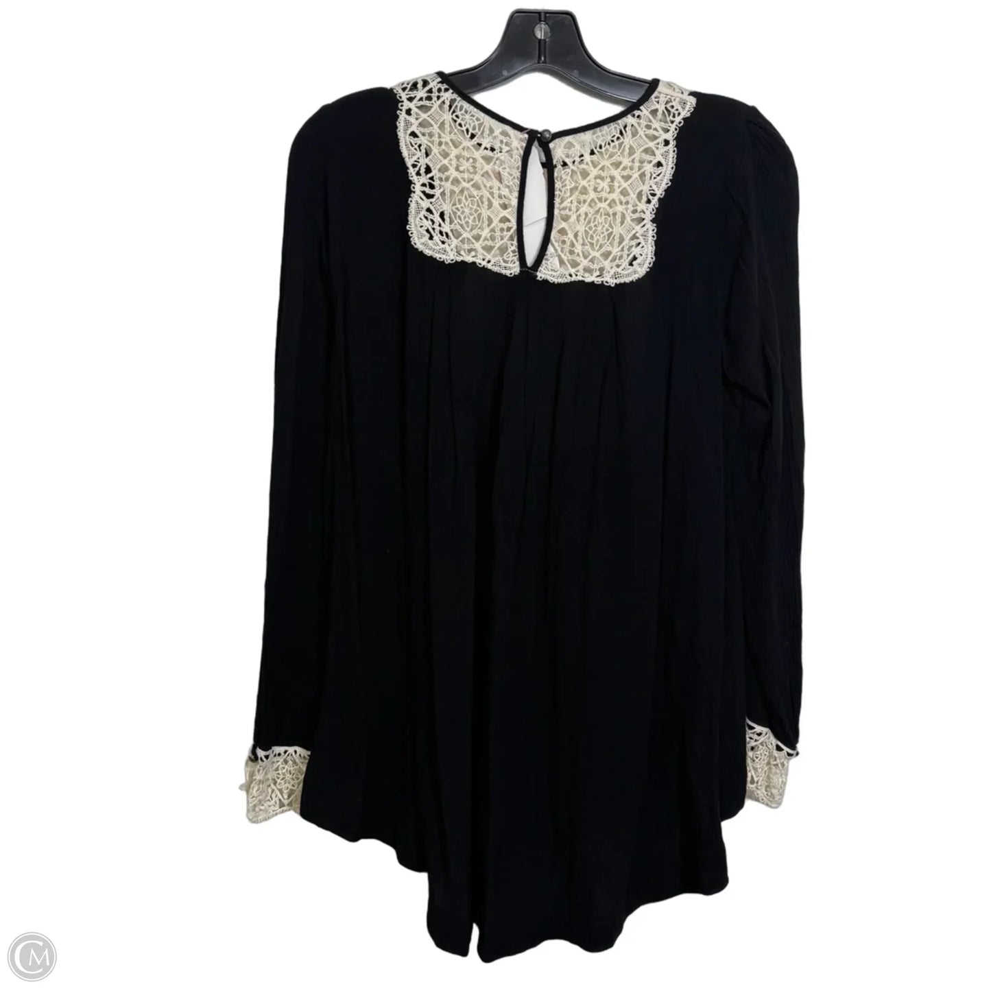 Top Long Sleeve By Free People In Black, Size: Xs