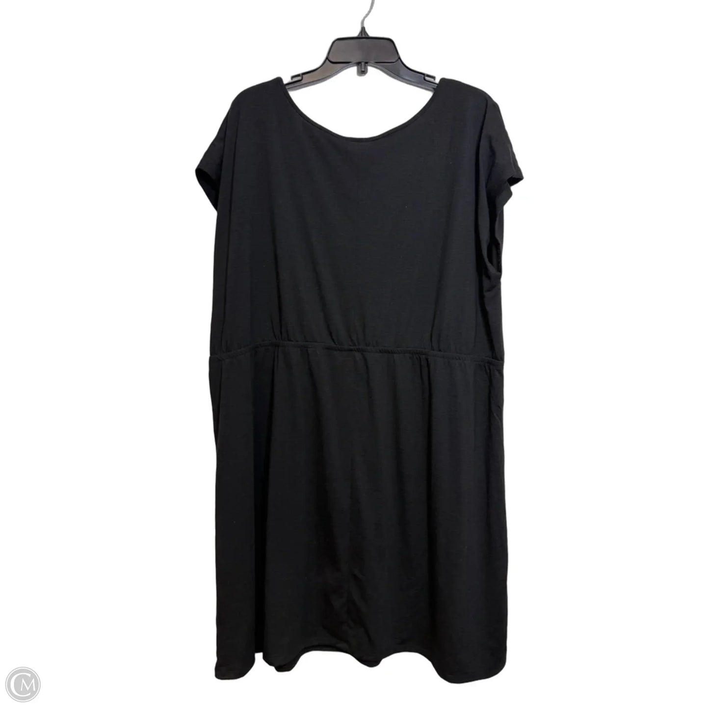 Dress Casual Midi By Lane Bryant In Black & Gold, Size: 22