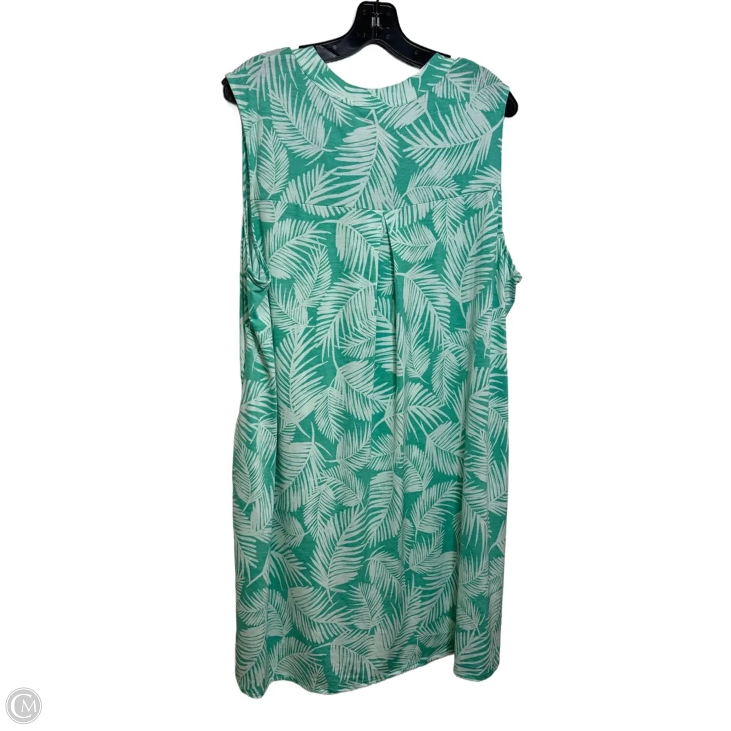 Dress Casual Short By Dear Scarlett In Aqua, Size: 3x