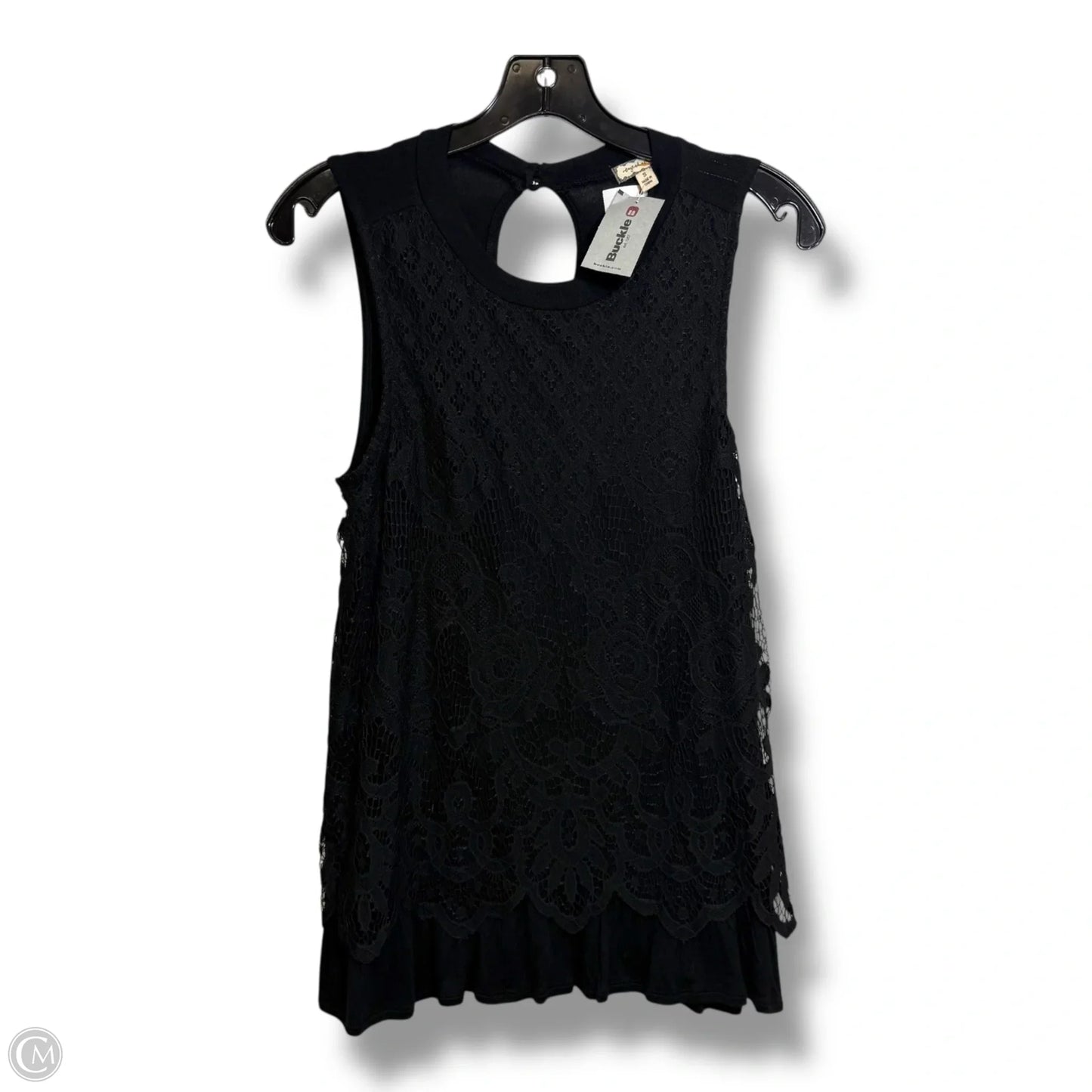 Top Sleeveless By Eyeshadow In Black, Size: S