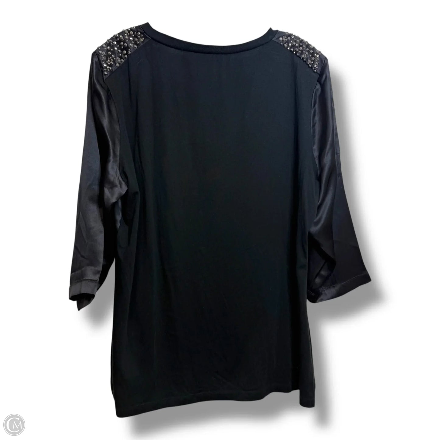 Top Long Sleeve By Chicos In Black, Size: Xl