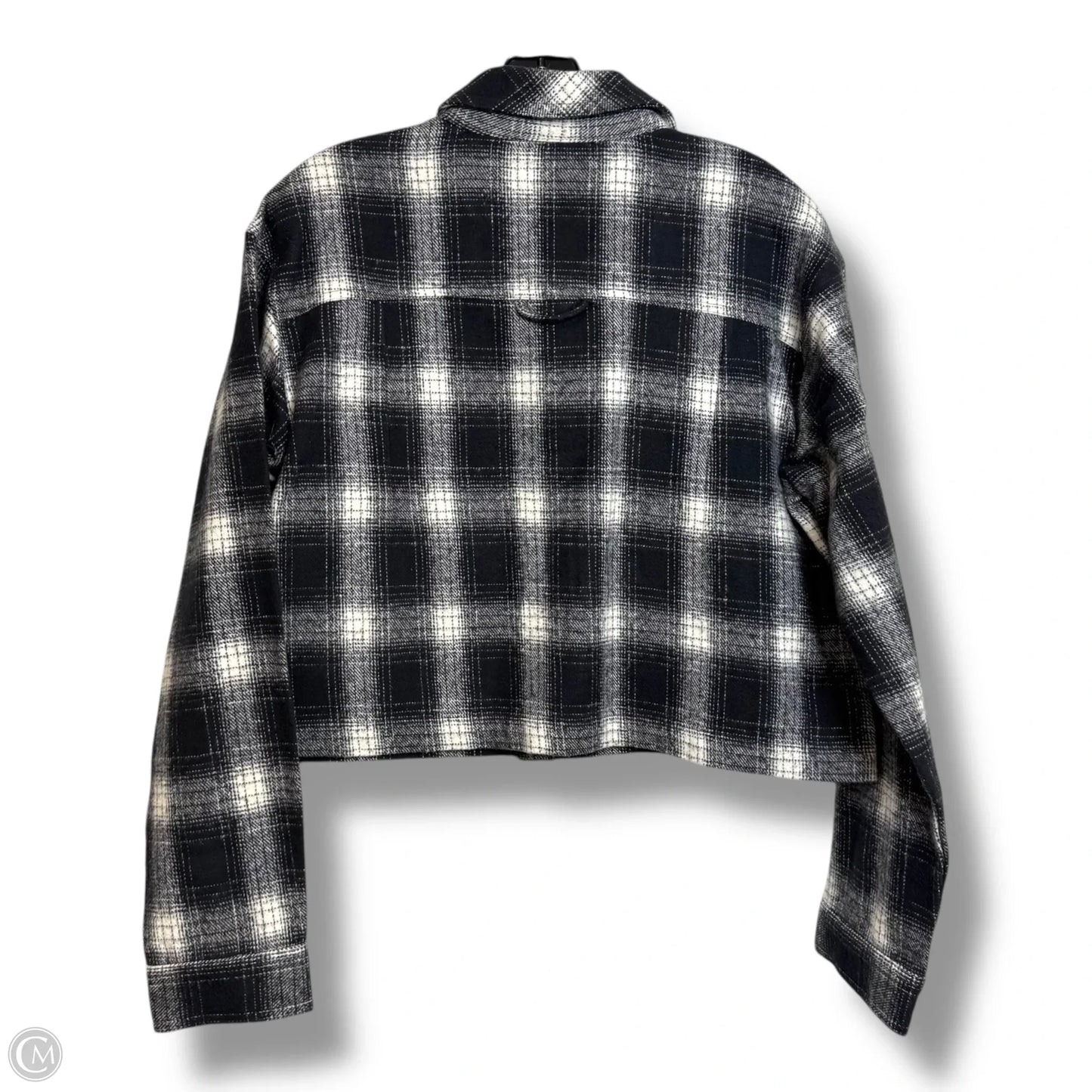 Jacket Other By Express In Black & White, Size: M