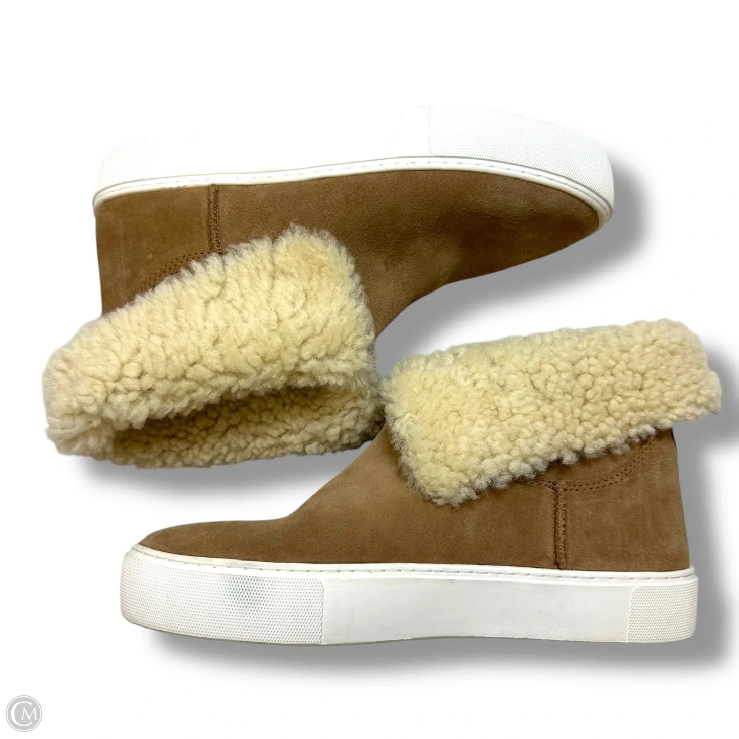 Boots Designer By Ugg In Brown, Size: 8.5