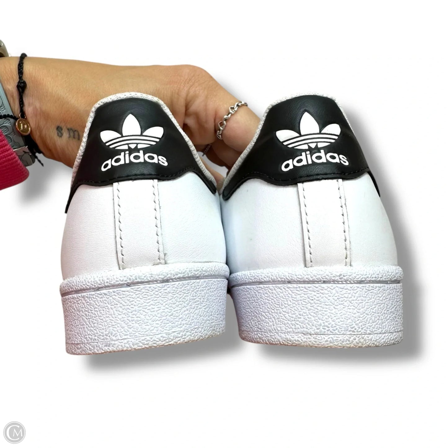 Shoes Athletic By Adidas In White, Size: 7.5