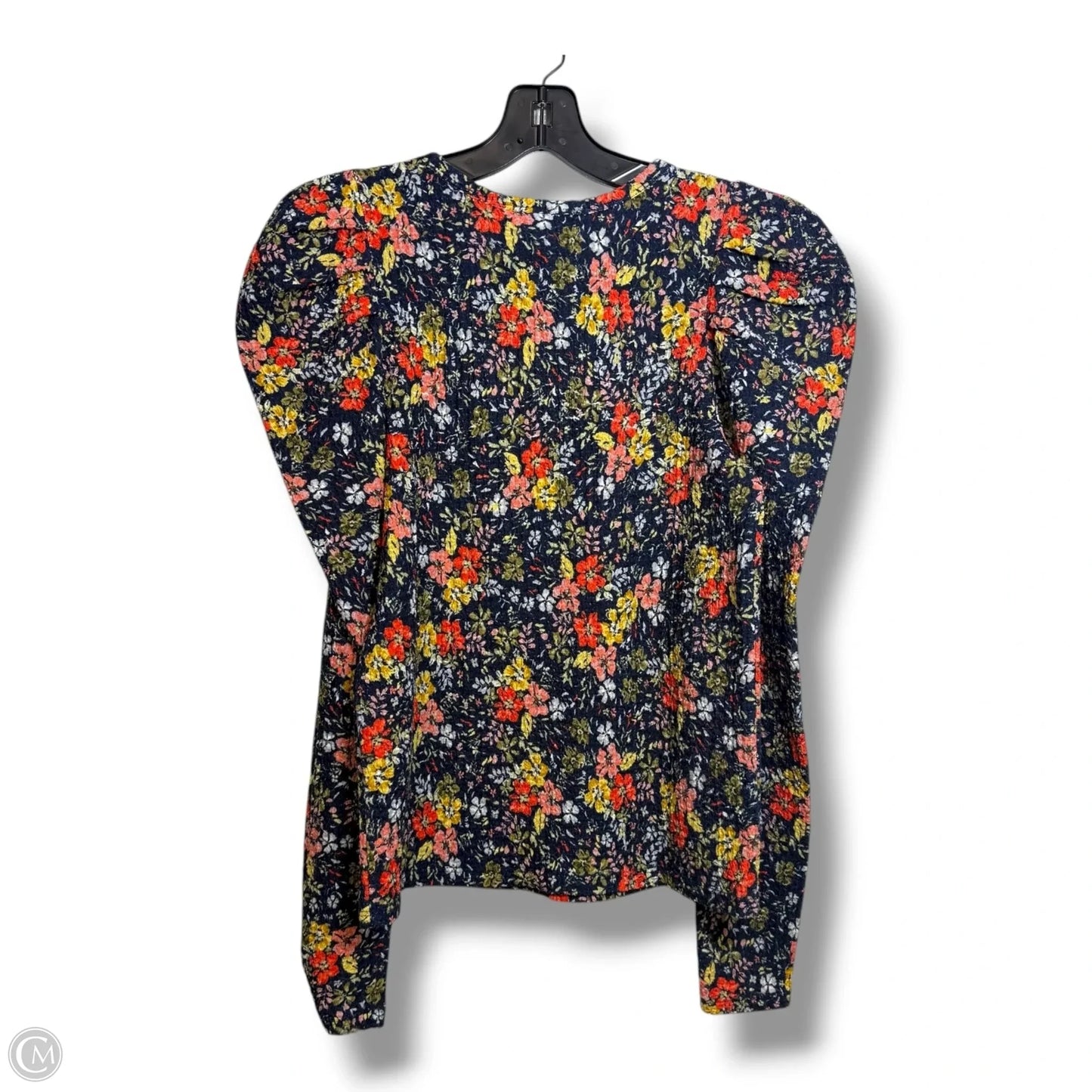 Top Long Sleeve By Loft In Floral Print, Size: Xs