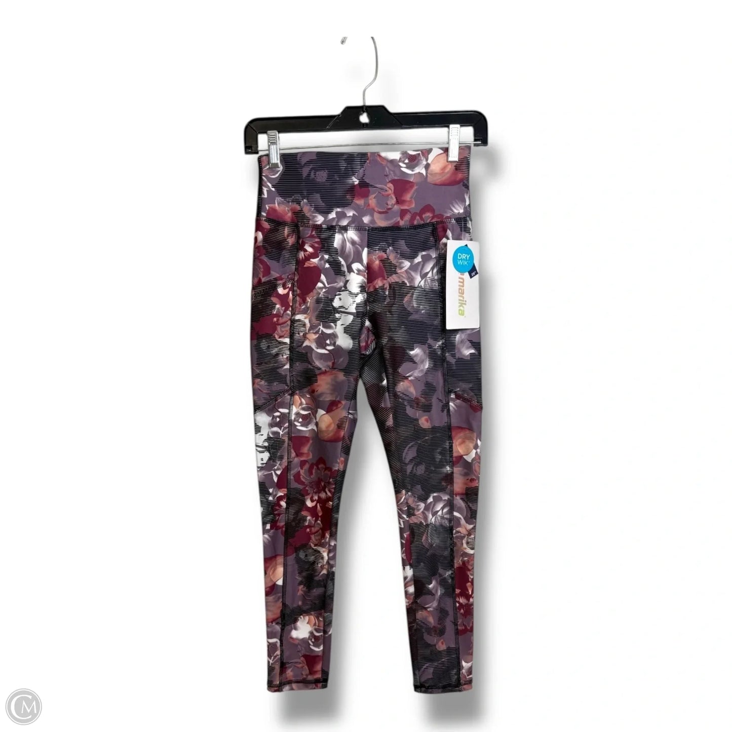 Athletic Pants 2pc By Marika In Floral Print, Size: S