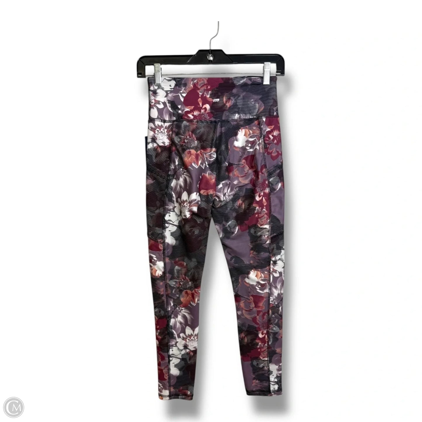 Athletic Pants 2pc By Marika In Floral Print, Size: S