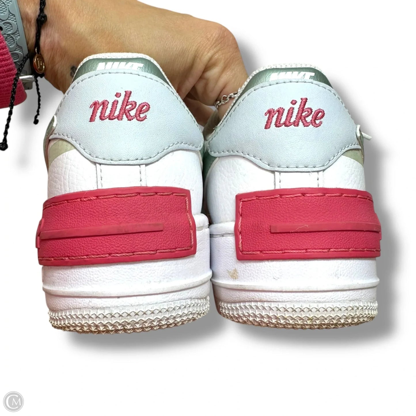 Shoes Athletic By Nike In Green & White, Size: 7.5