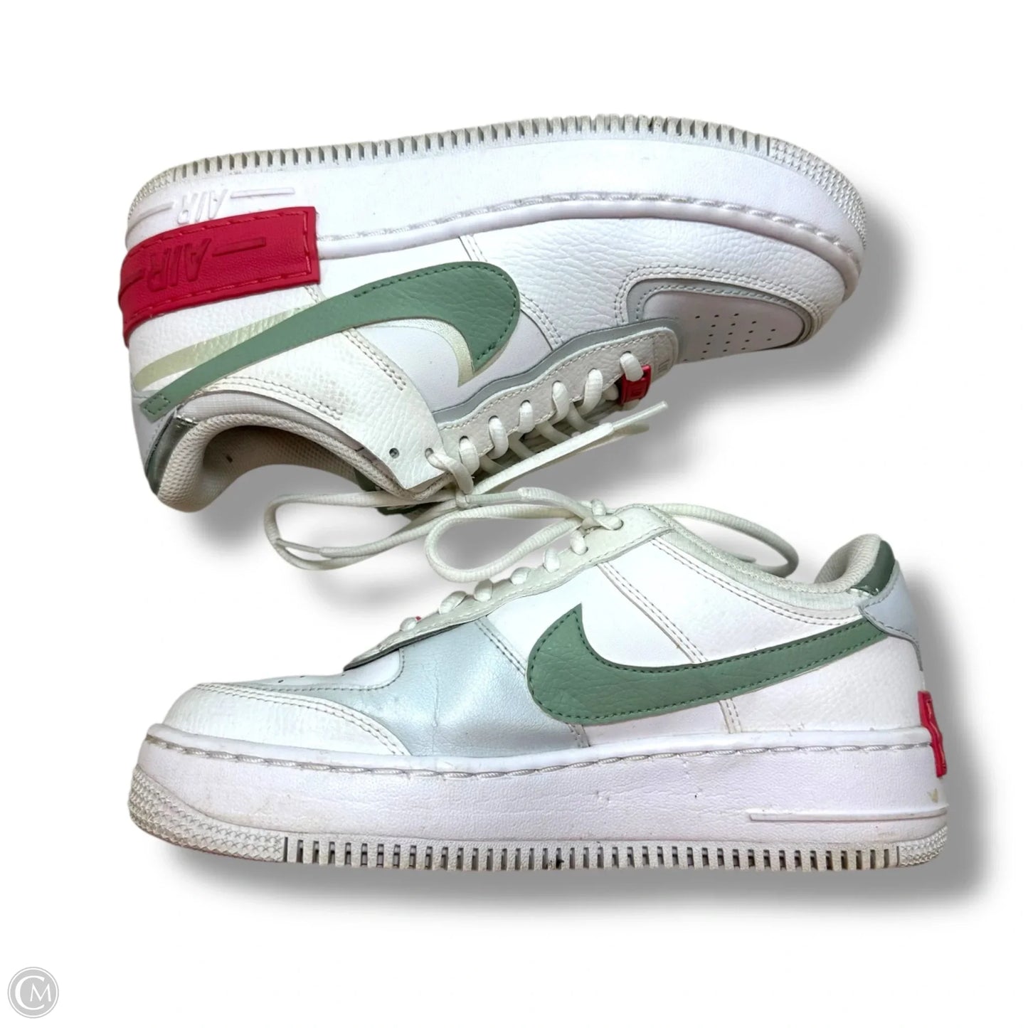Shoes Athletic By Nike In Green & White, Size: 7.5
