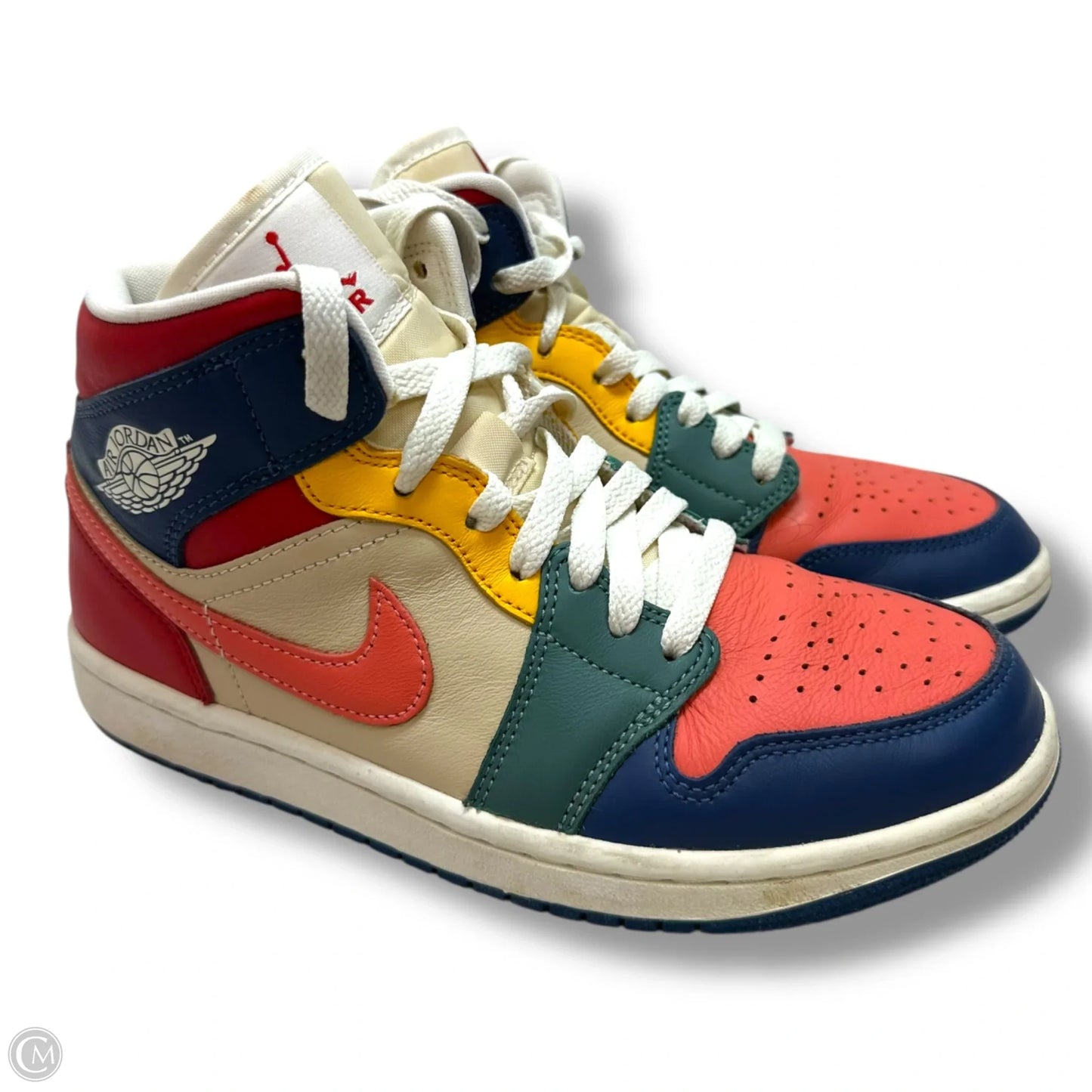 Jordan 1 Mid SE Shoes Athletic By Nike In Multi-colored, Size: 7