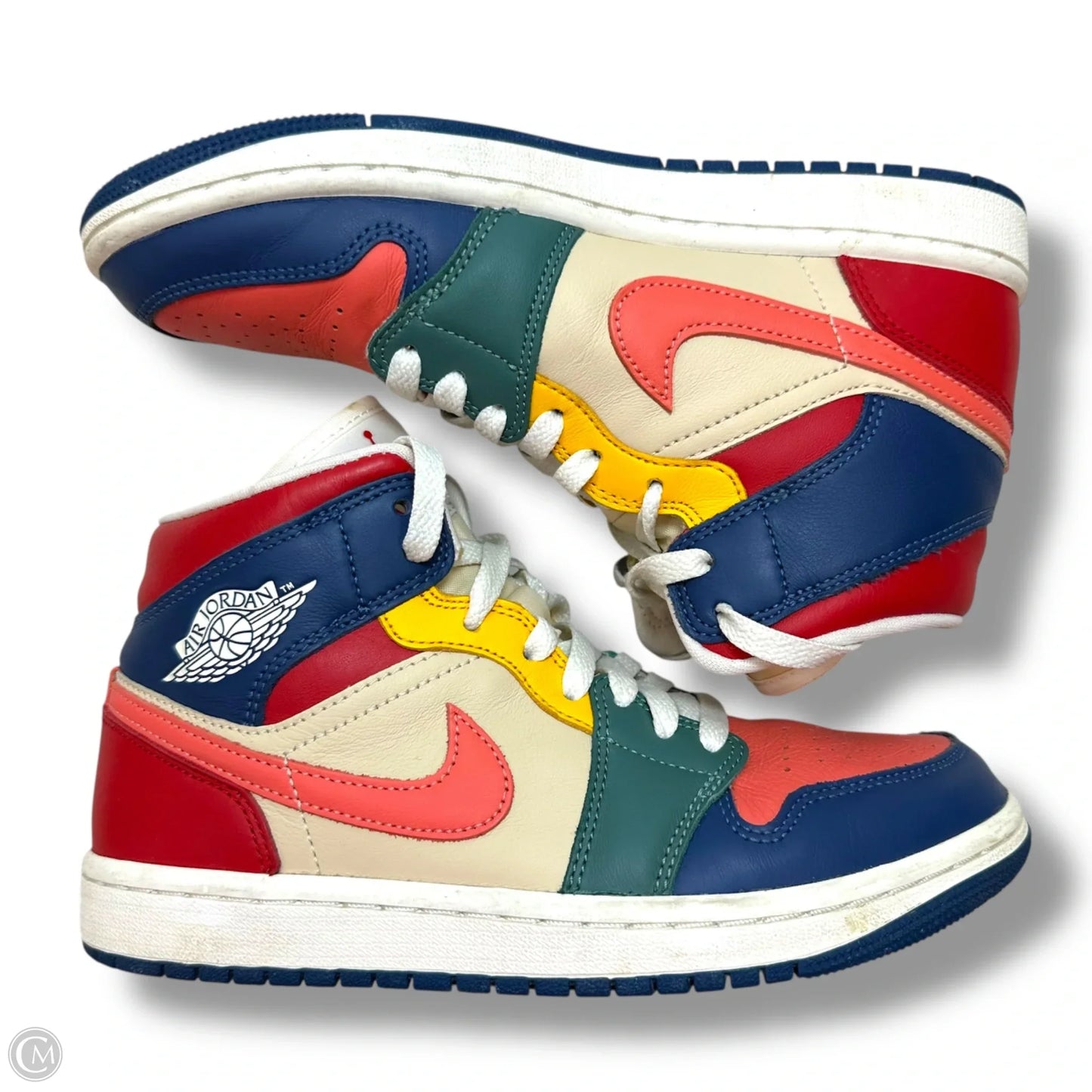 Jordan 1 Mid SE Shoes Athletic By Nike In Multi-colored, Size: 7