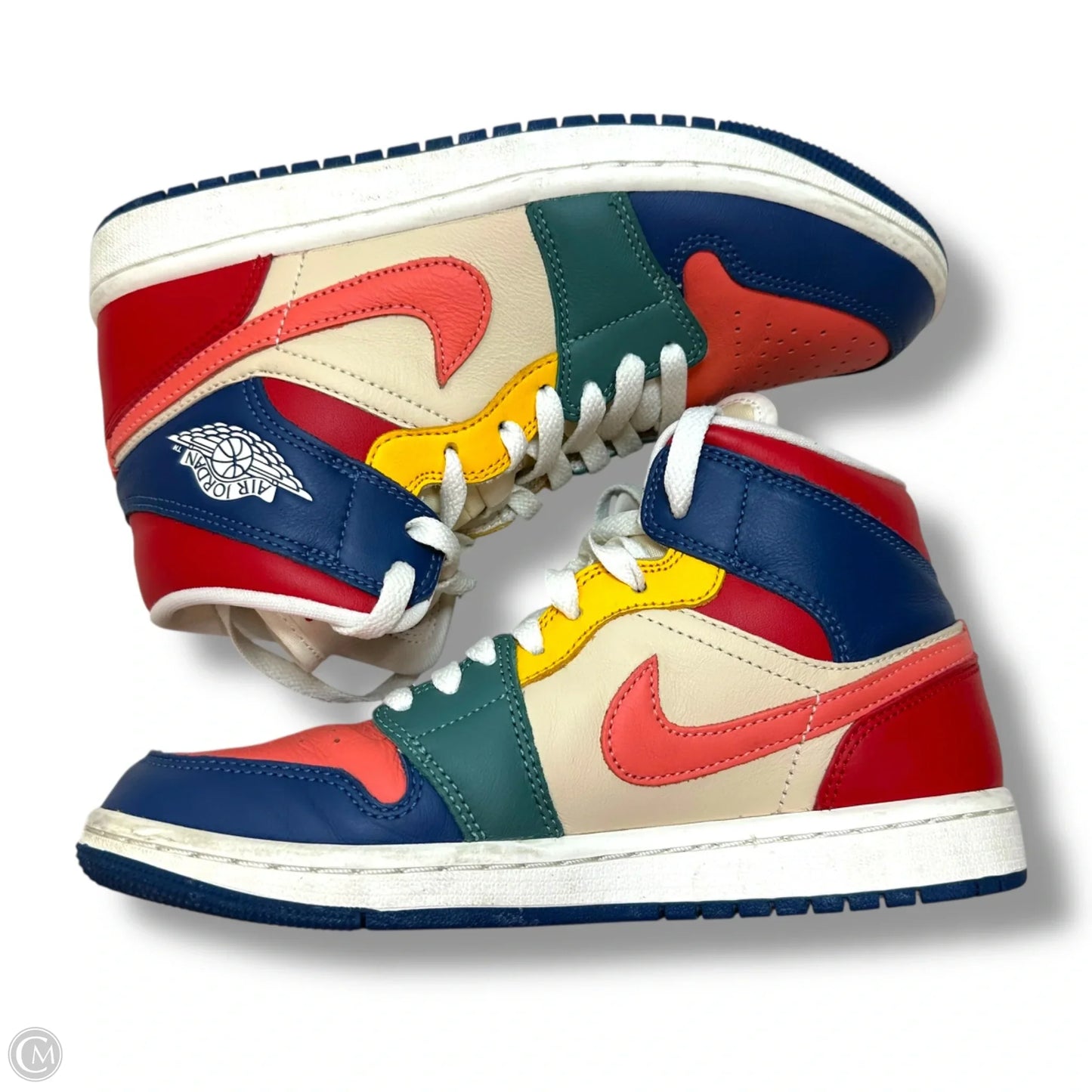 Jordan 1 Mid SE Shoes Athletic By Nike In Multi-colored, Size: 7