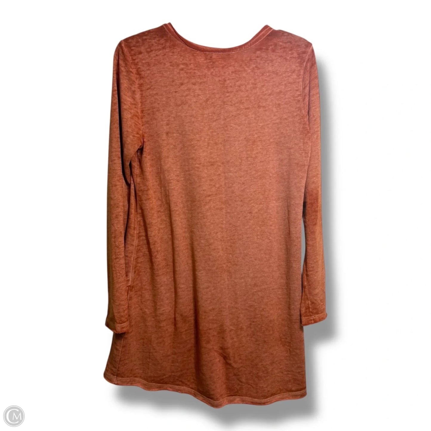 Top Long Sleeve By Soft Surroundings In Orange, Size: S