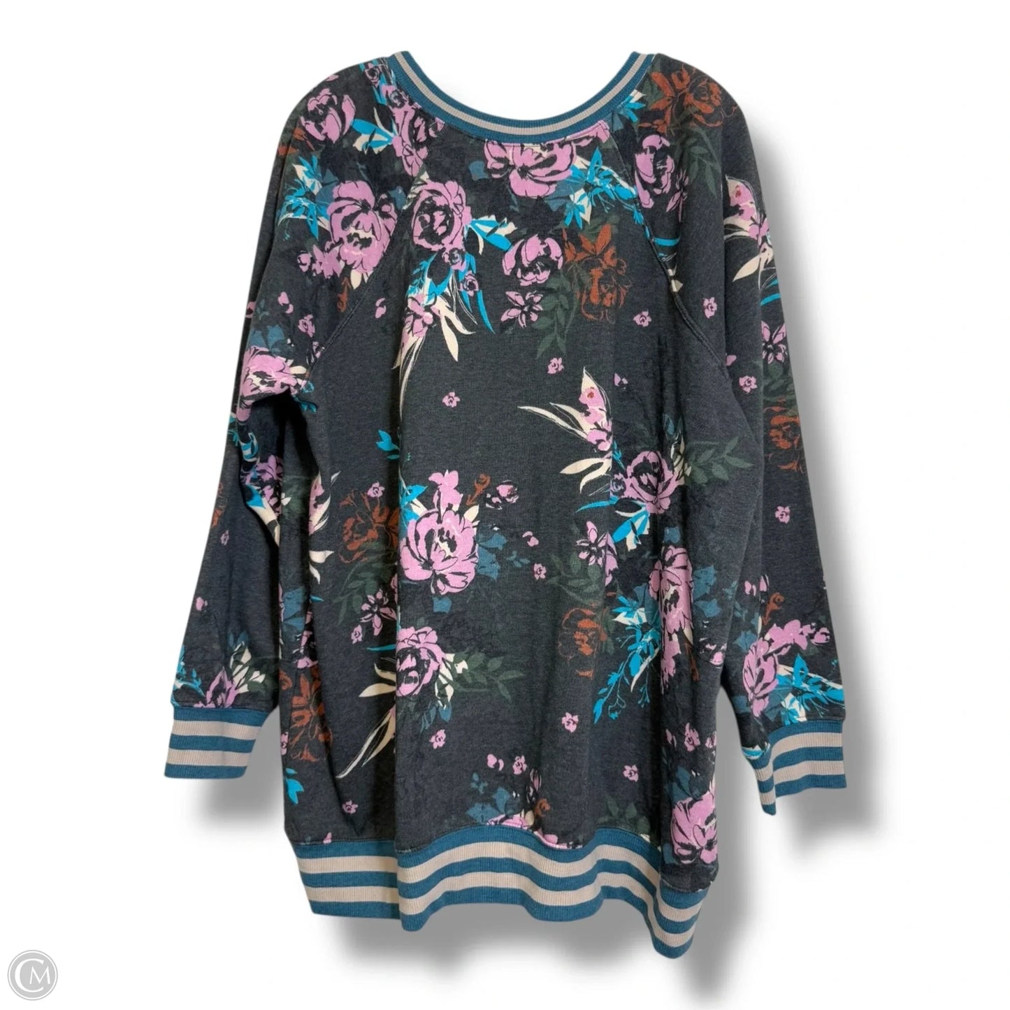 Sweatshirt Crewneck By Torrid In Floral Print, Size: 2