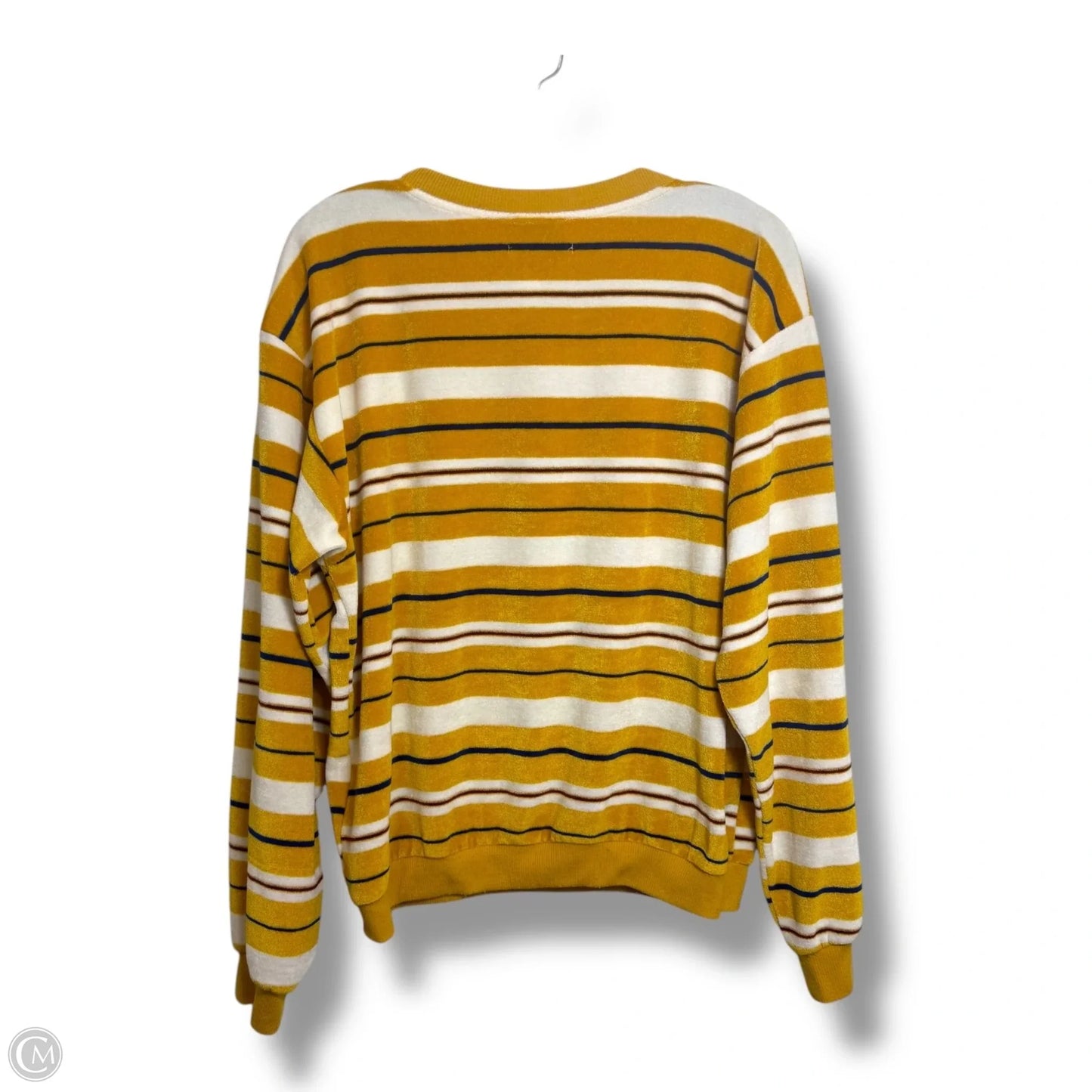 Top Long Sleeve By Urban Outfitters In Striped Pattern, Size: L