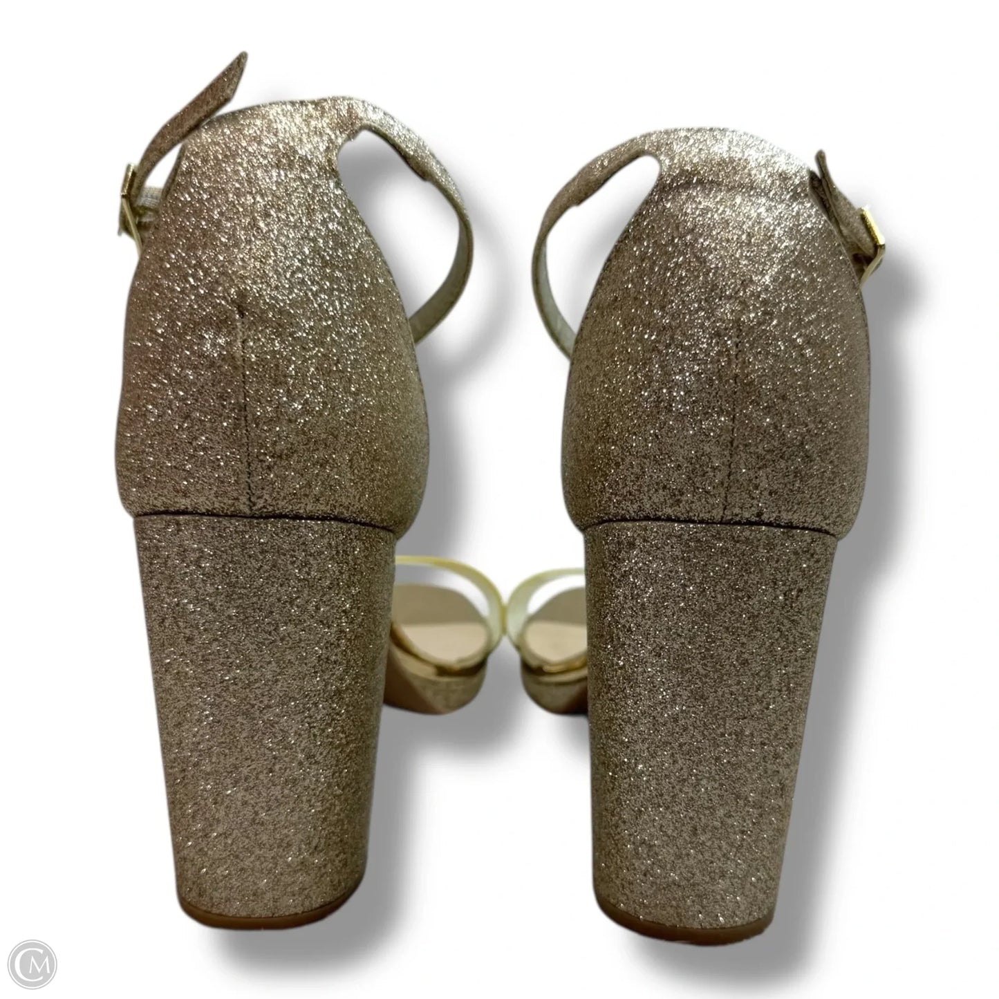 Shoes Heels Block By Chinese Laundry In Gold, Size: 10