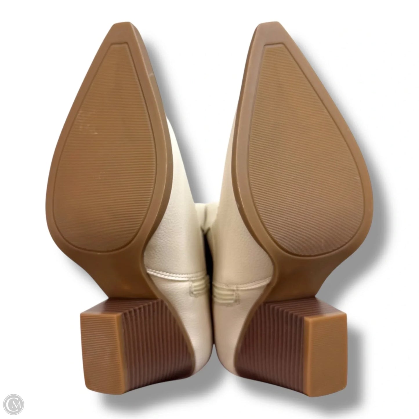 Boots Western By So In Cream, Size: 9