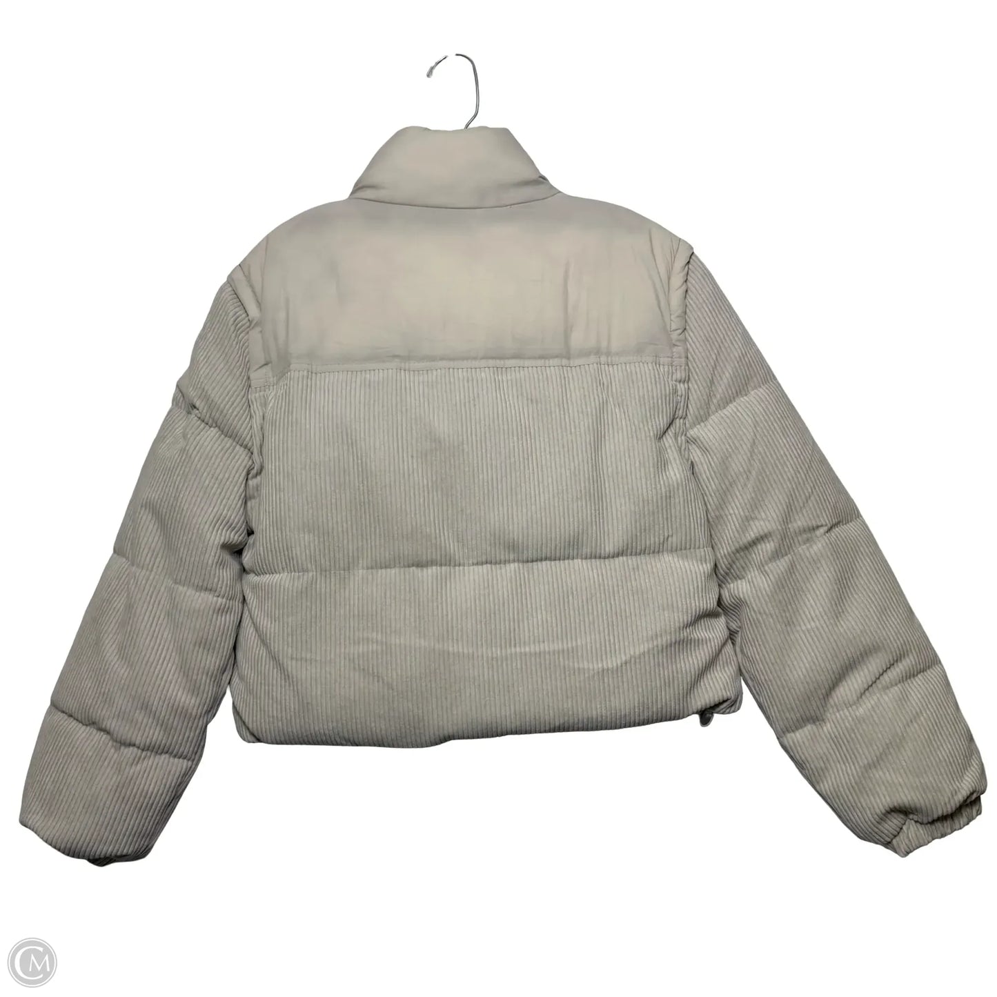 Coat Puffer & Quilted By Love Tree In Beige, Size: M