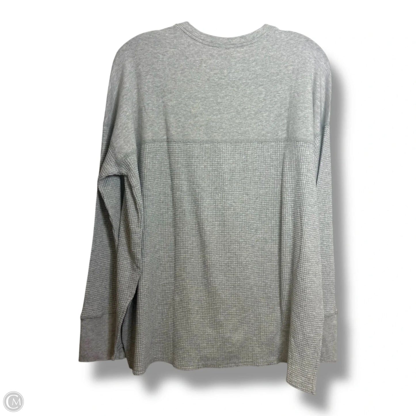 Top Long Sleeve By Offline By Aerie In Grey, Size: M