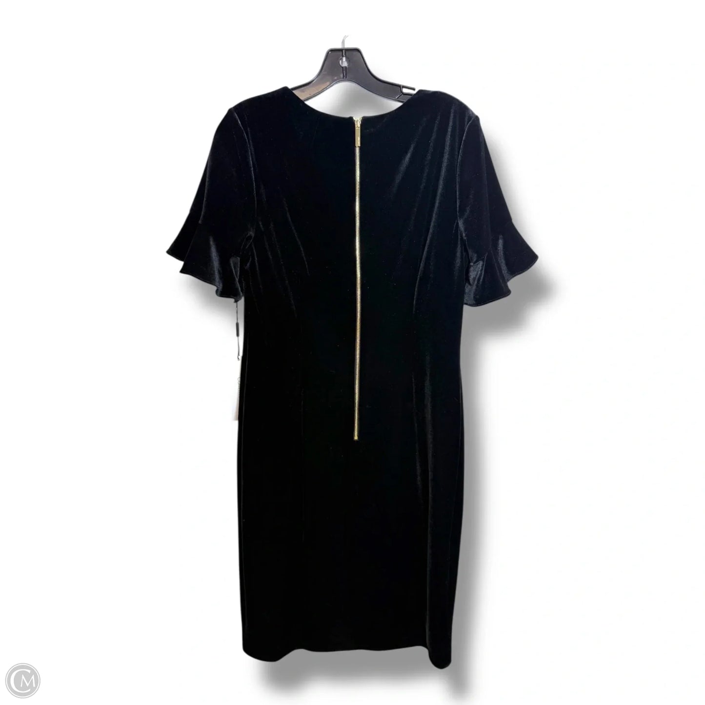 Dress Work By Calvin Klein In Black, Size: 12