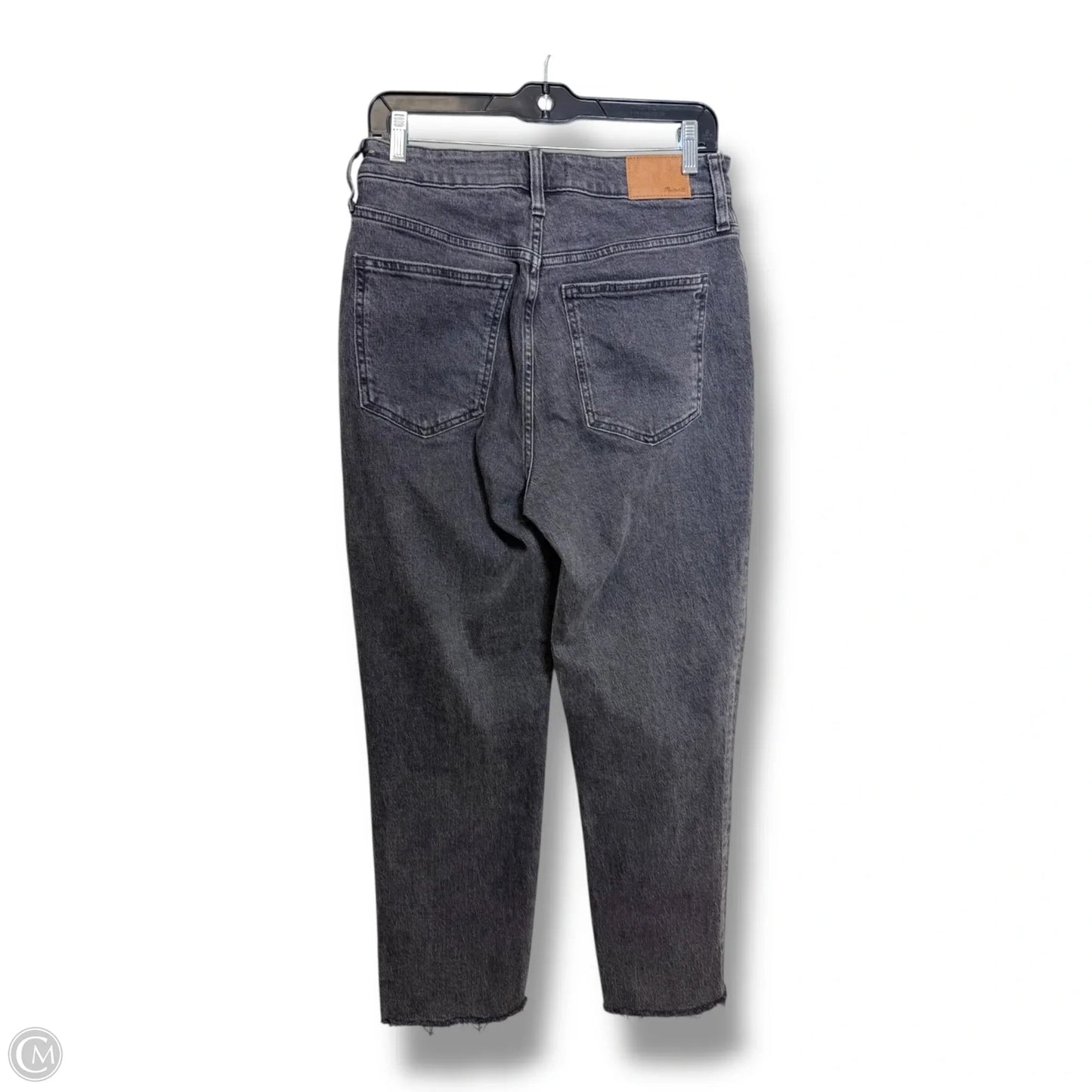 Jeans Cropped By Madewell In Black Denim, Size: 6