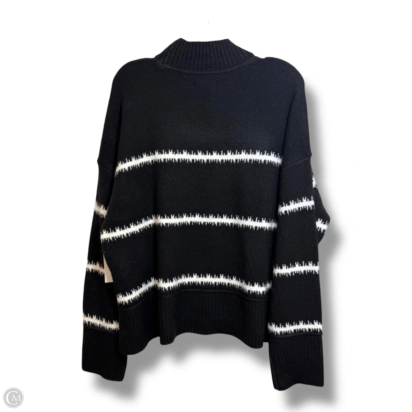 Sweater By Nine West In Striped Pattern, Size: Xl
