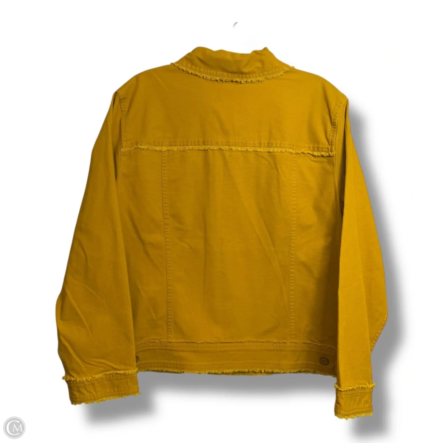 Jacket Denim By Habitat In Yellow, Size: Xl