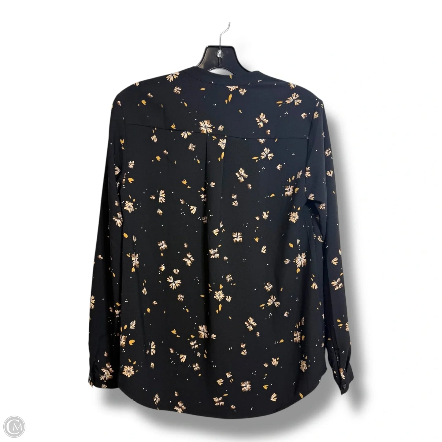 Top Long Sleeve By Hilary Radley In Black, Size: Xs