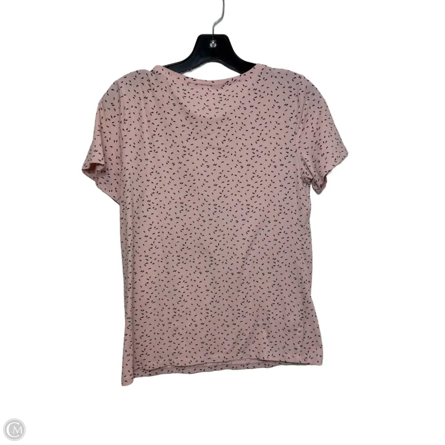 Top Short Sleeve Basic By Ann Taylor In Pink, Size: S