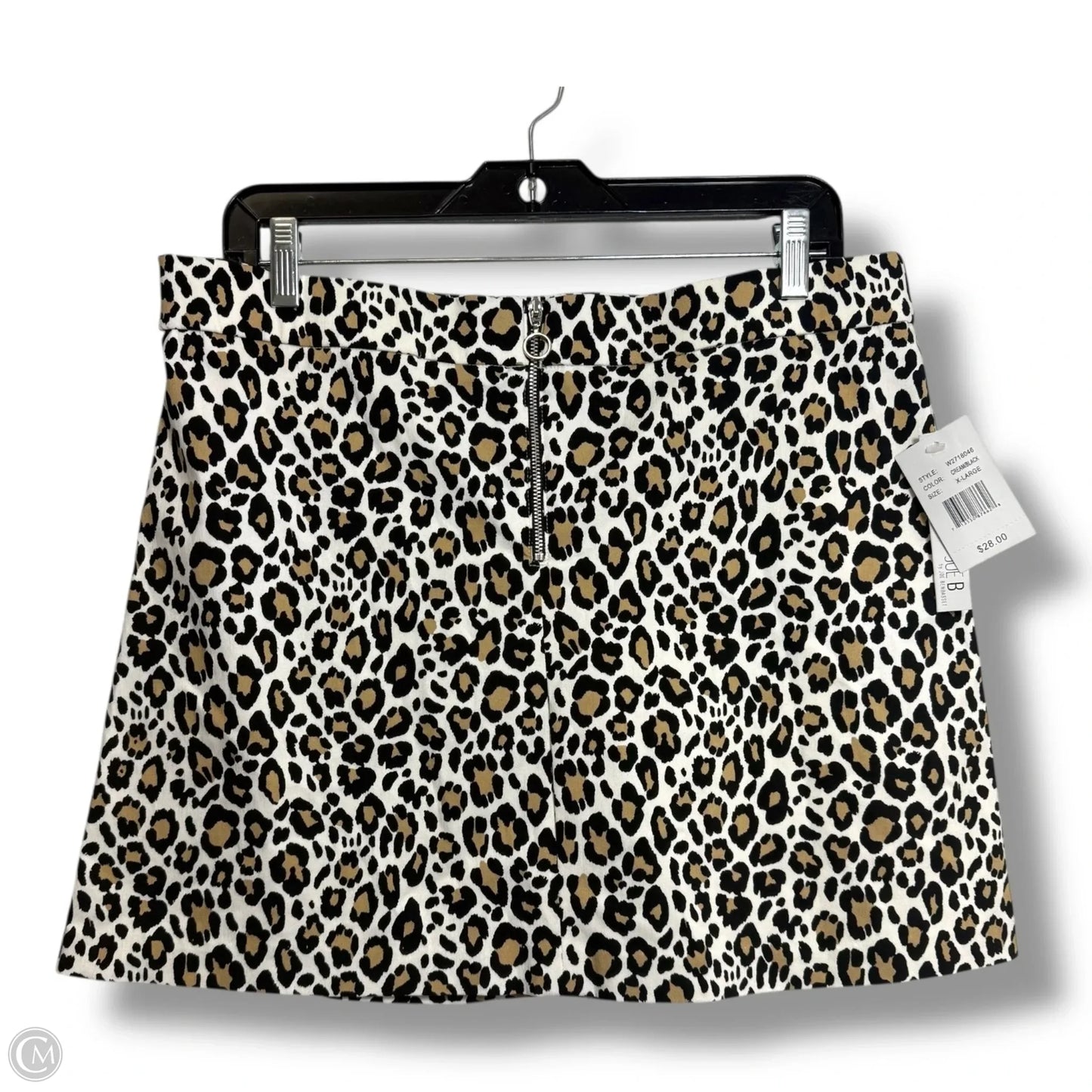Skirt Mini & Short By Joe B In Animal Print, Size: Xl