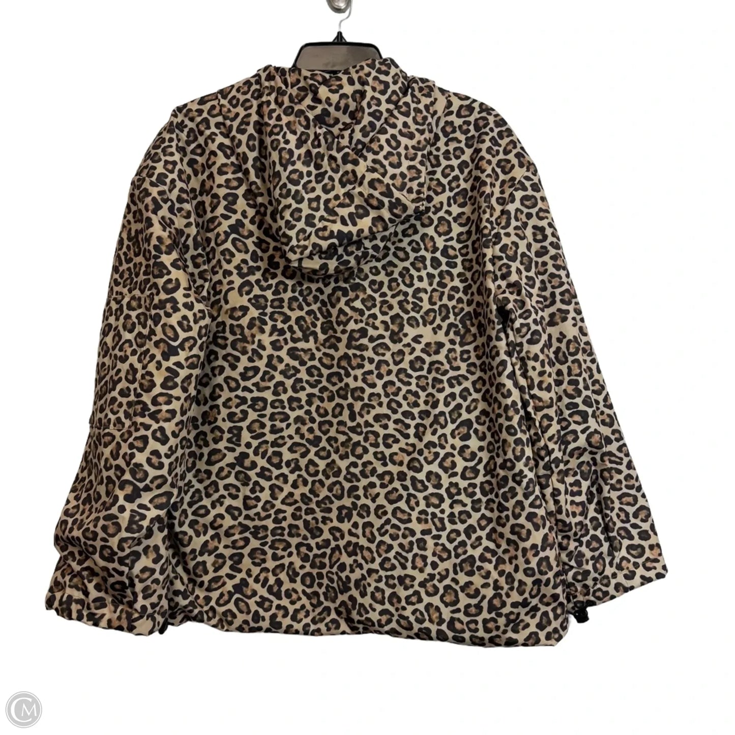 Jacket Windbreaker By Clothes Mentor In Animal Print, Size: Xl